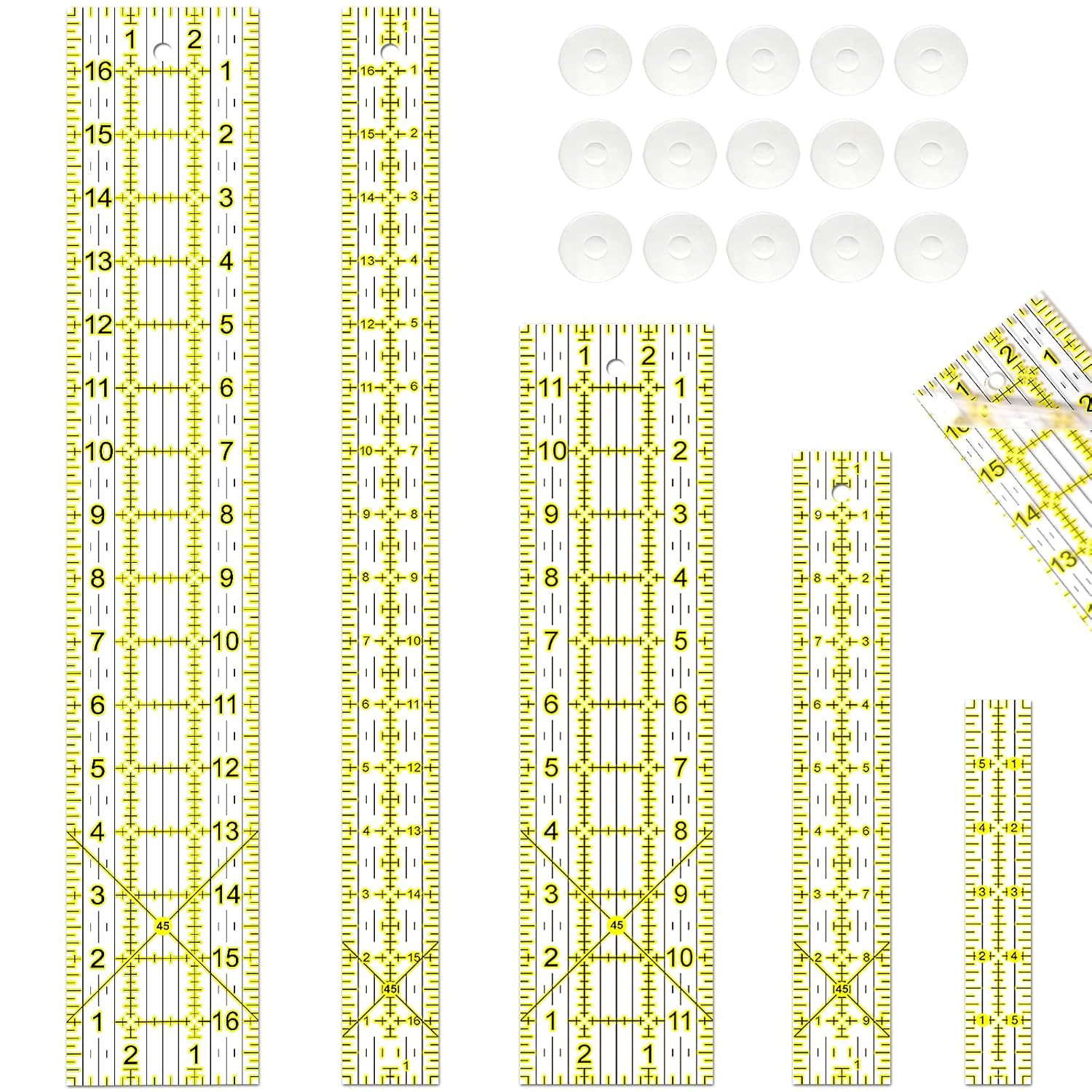 Quilting Rulers, Sewing Ruler, Acrylic Ruler for Sewing and Quilting,Cutting Rul