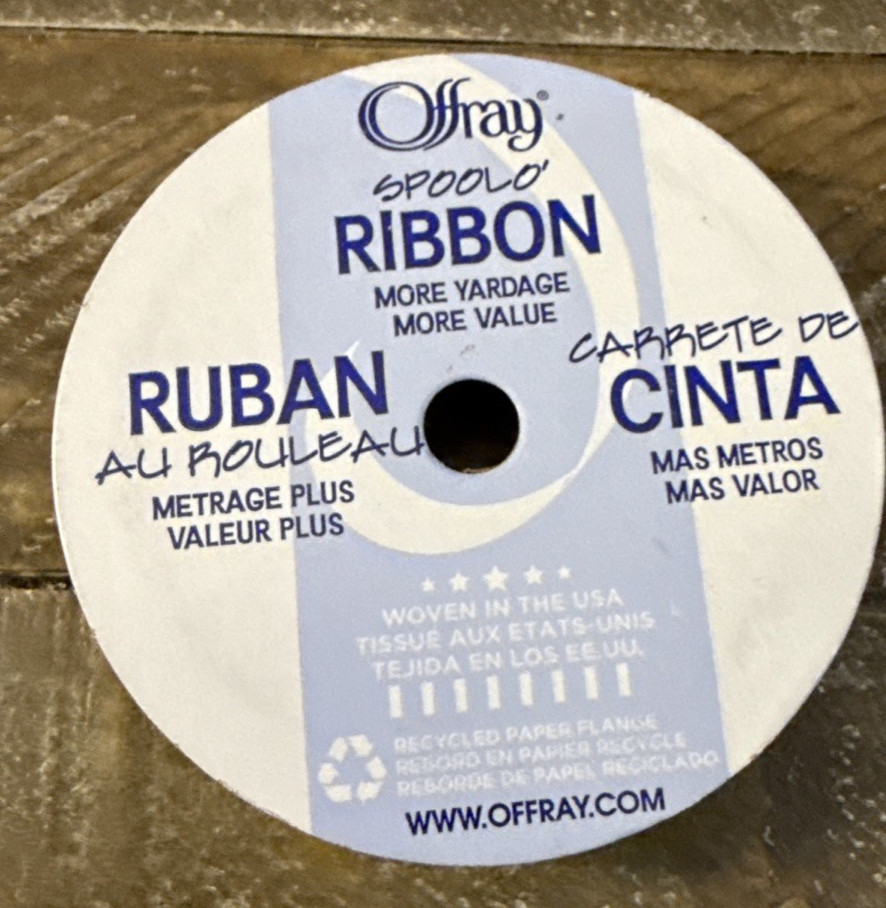 Offray Ribbon 3/16” X 6yd-Brand New-SHIPS N 24 HOURS