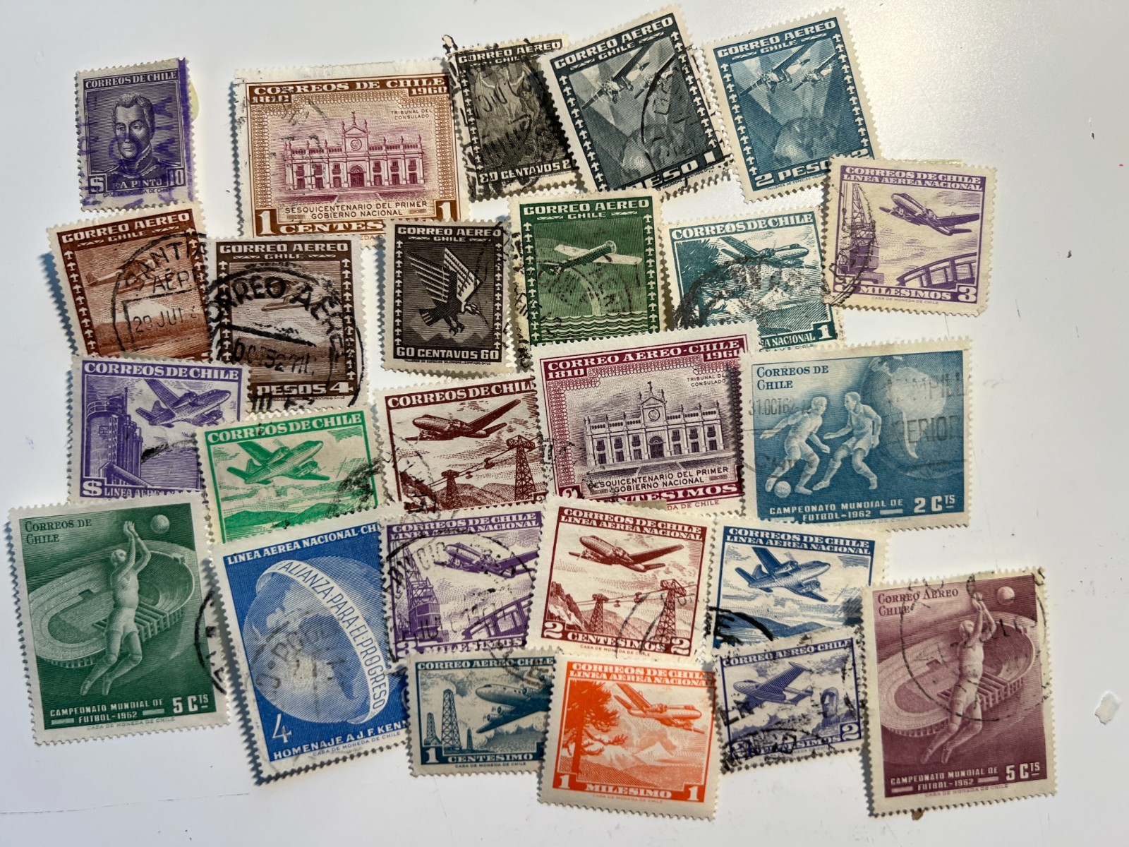 Choose a country! 20 Stamps per country (or as marked), USED or MINT (as marked)