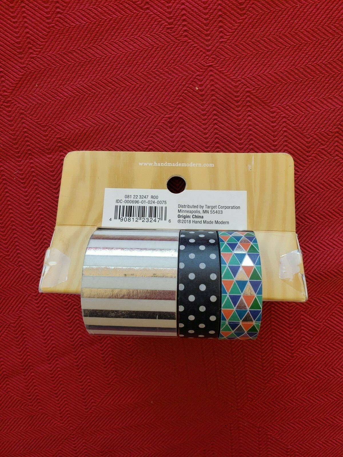 Washi Tape 3 Rolls 10Yds DYI New Ships in 24 hours!
