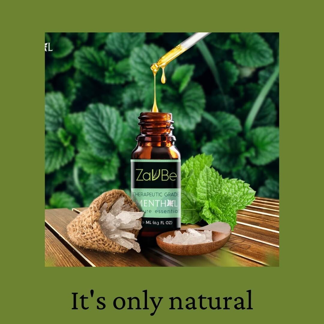 ZAVBE Menthol Breathe Essential Oil Blend 120ml/10ml – Pure, Essential Oil