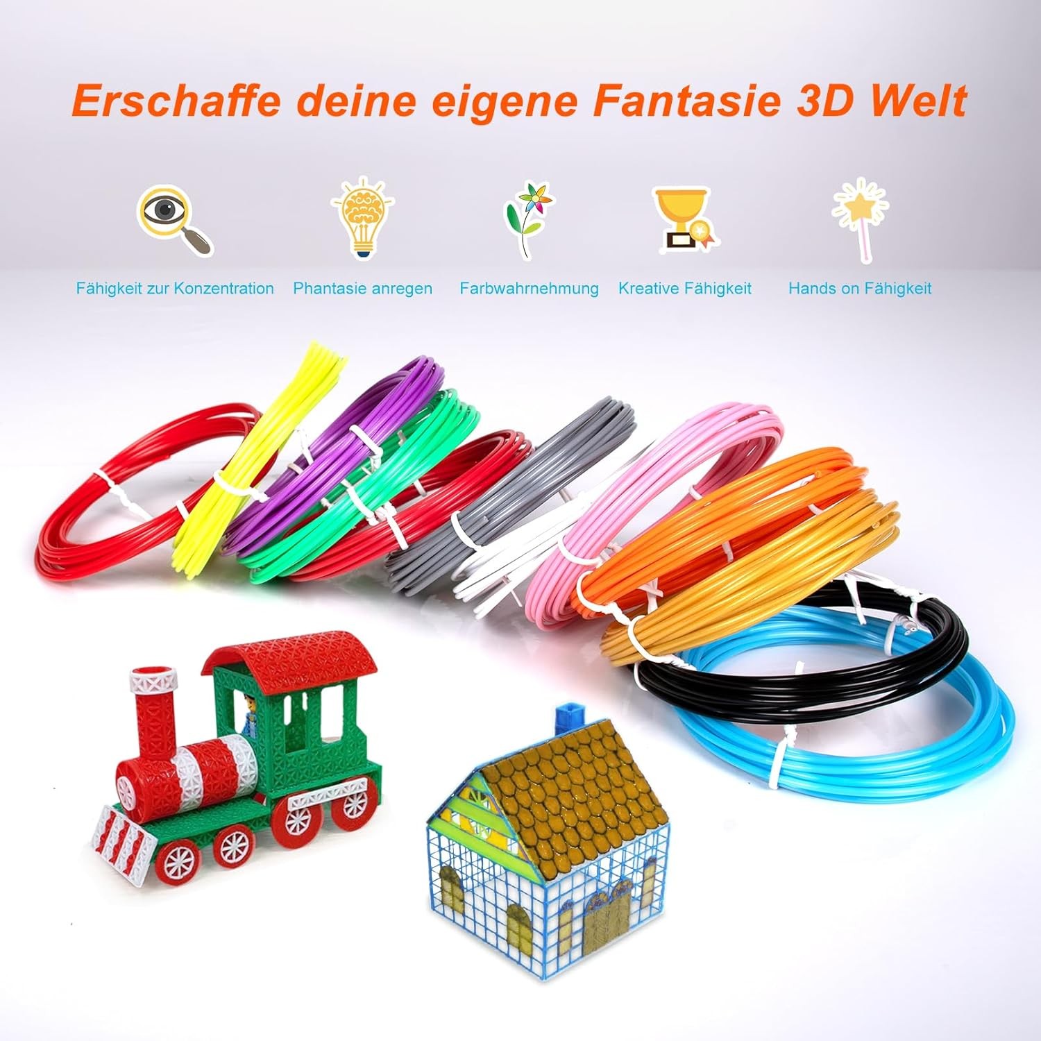 3D Printing Pen Kids Bundle – Birthday Gift set for Creative Minds 20 Colors US