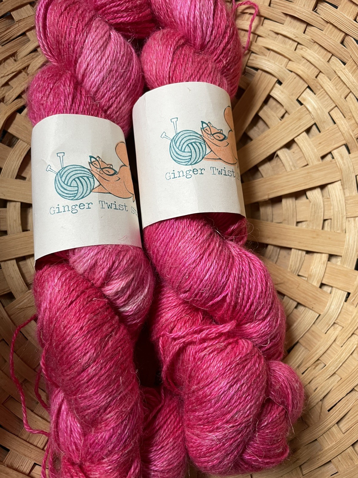 Ginger Twist Studio Sweet Flax 4ply Yarn- Baby Alpaca + Linen + Silk – 2 Hanks