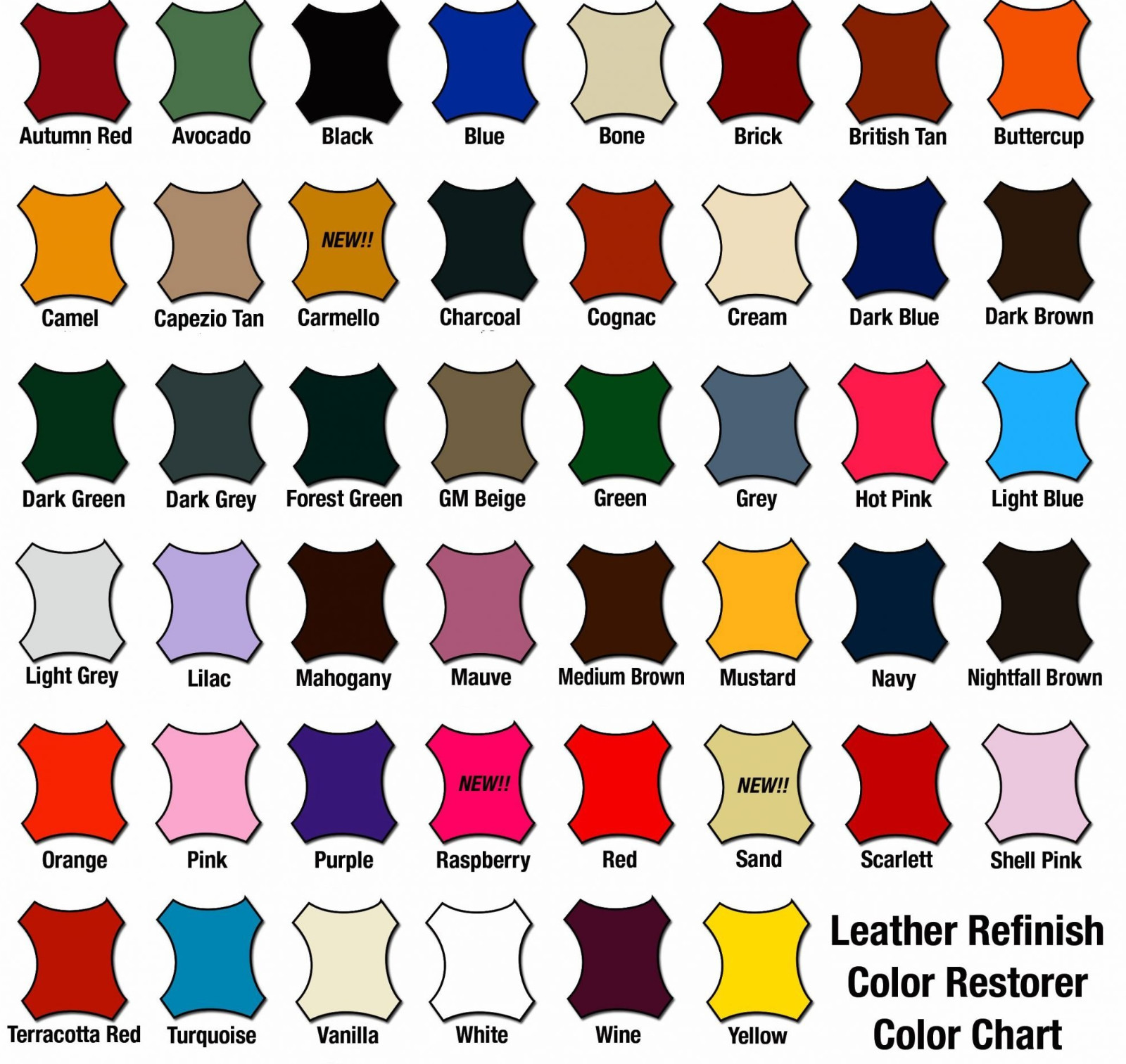 Leather Refinish Sofa Handbag Shoe Color Restore Dye 4.oz – Black Color # 103