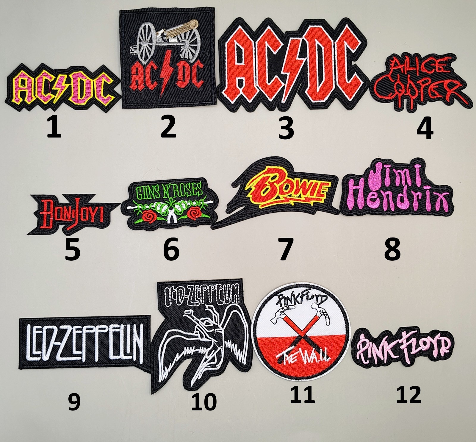 Heavy Metal Punk Rock Music Band Embroidered Patches Iron On YOU PICK -NEW ITEMS