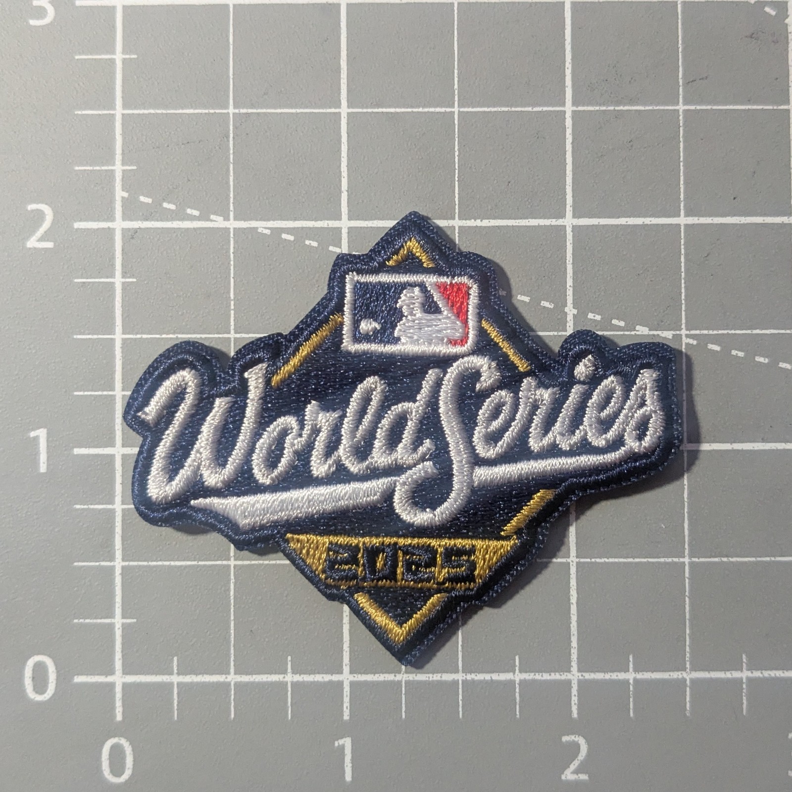 World Series 2025 Patch Dodgers Bluejays Baseball Embroidered Iron On 2×2.5″