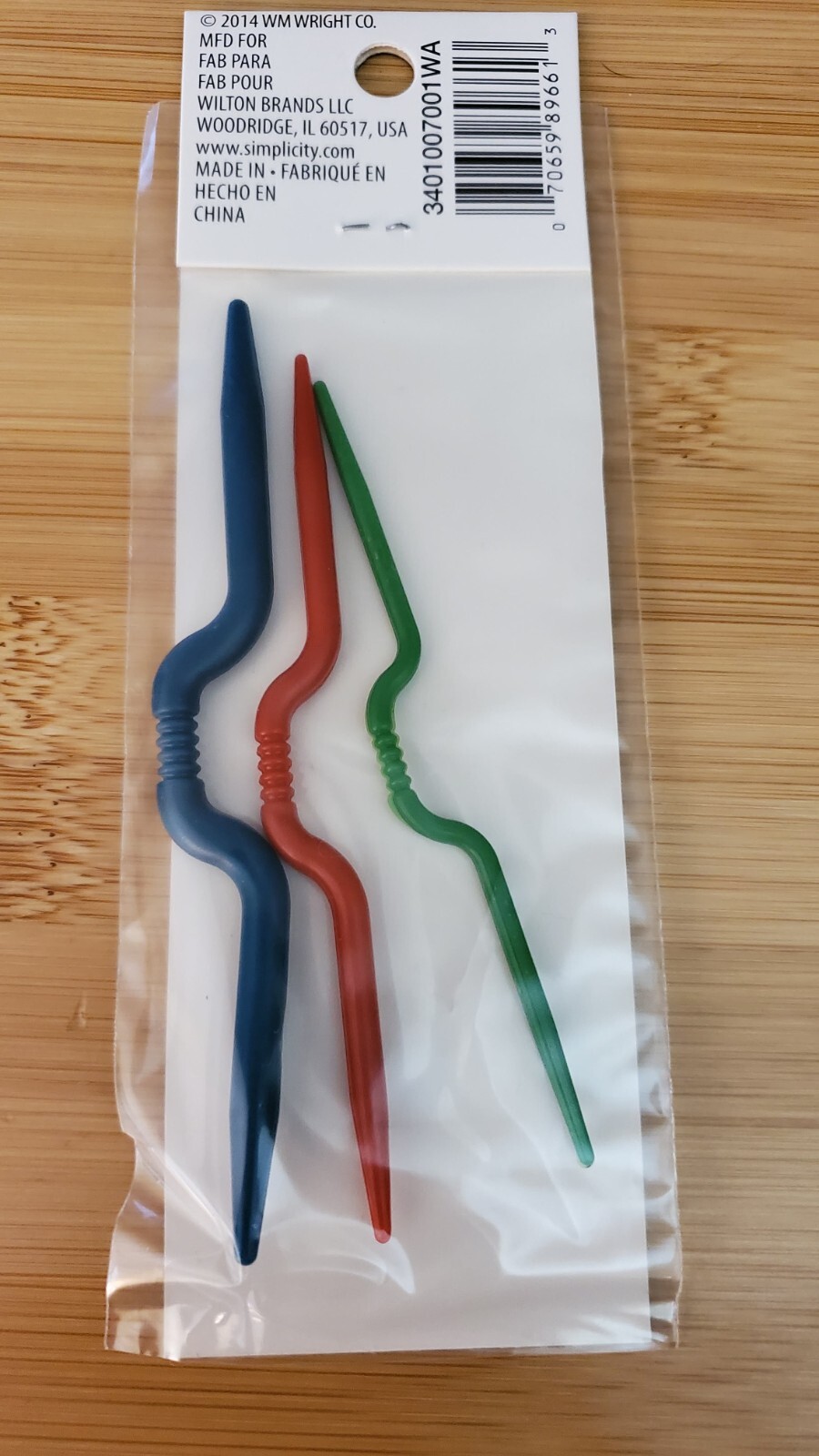 Lot of 4 Packs Boye Plastic Straight Cable Needles 3 Pack Crafting Hobby Supply