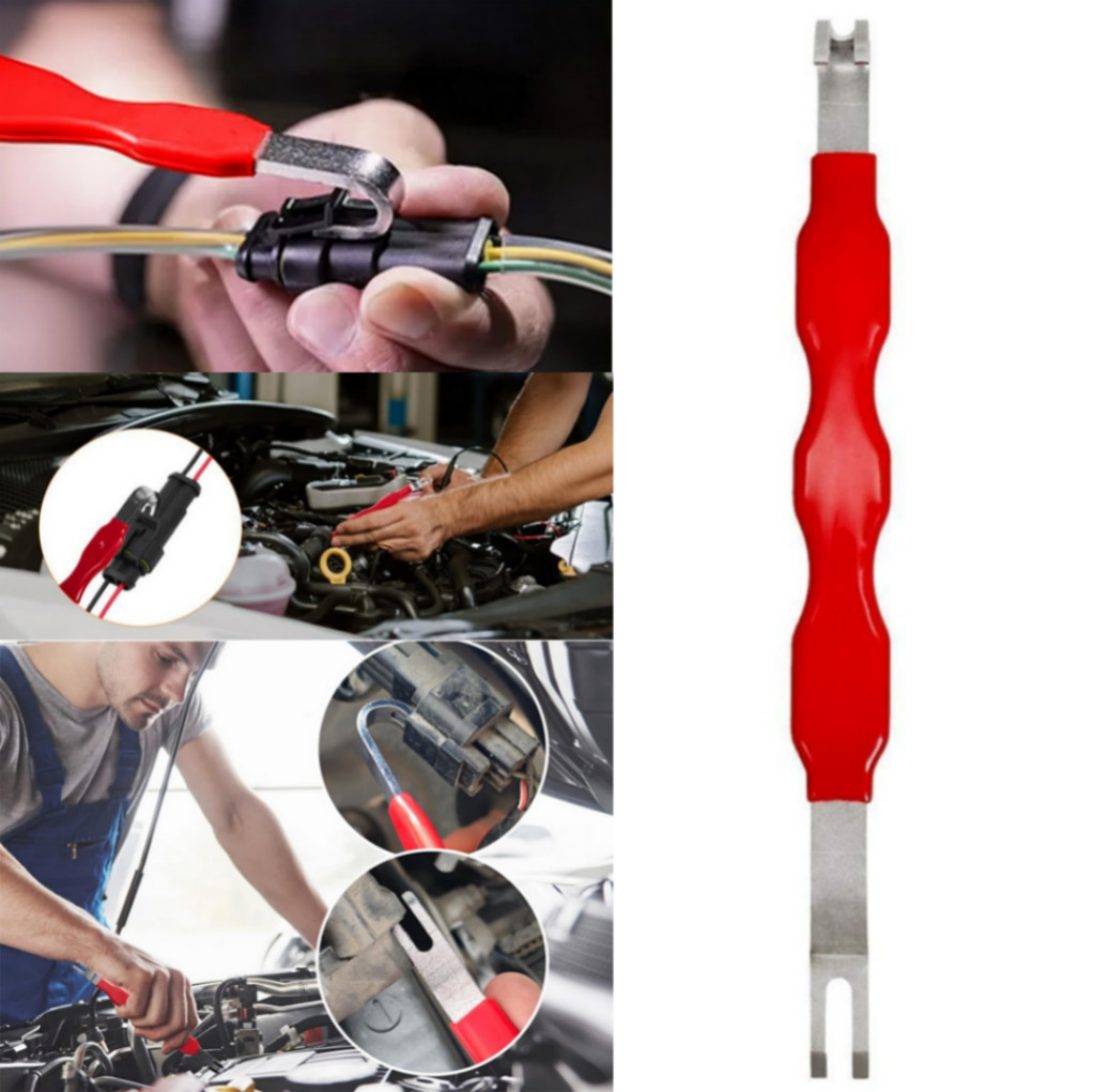 2 PCS Automotive Electrical Terminal Connector Separator Removal Tool Remover+-/