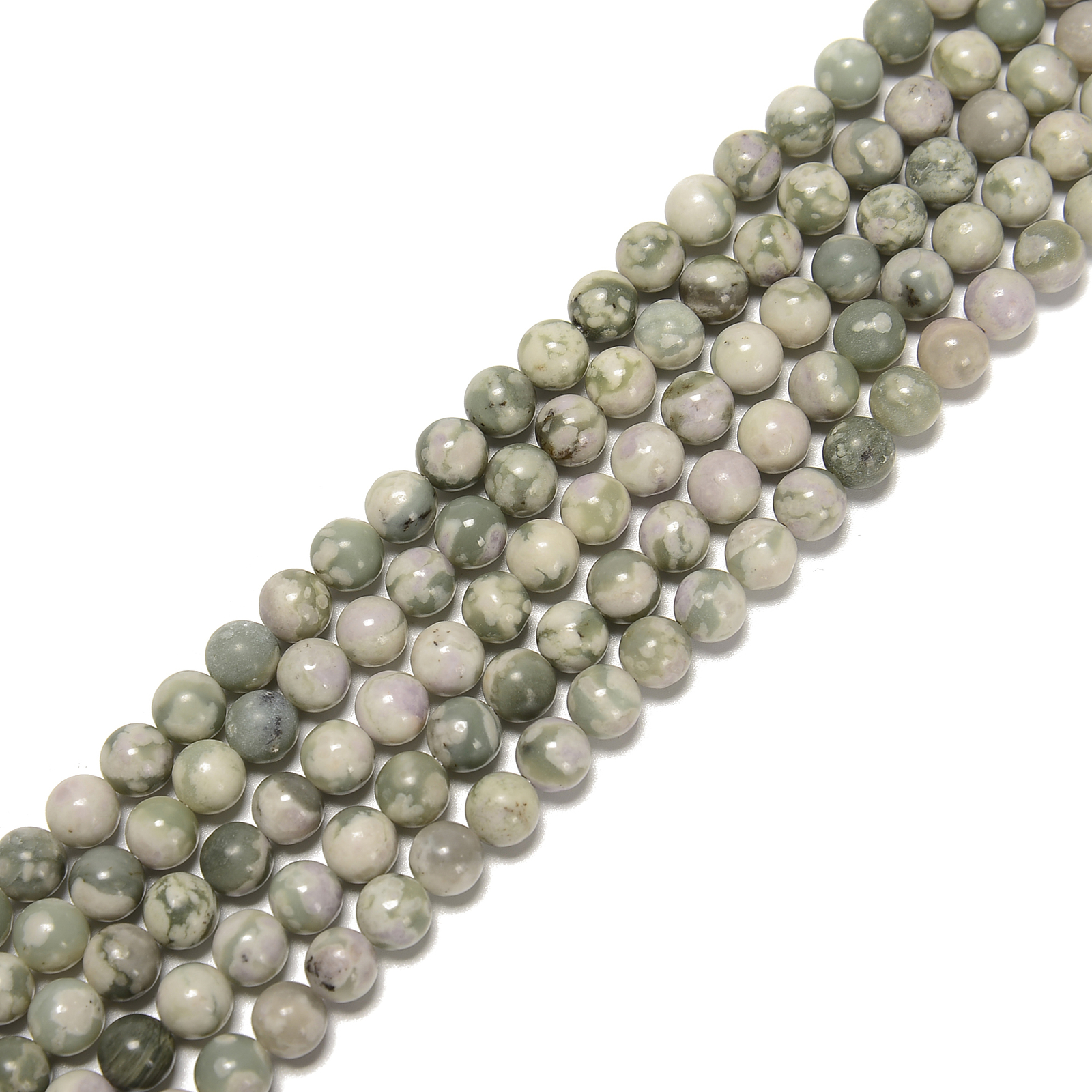 Natural Peace Jasper Smooth Round Beads Size 6mm 8mm 10mm 15.5” Strand