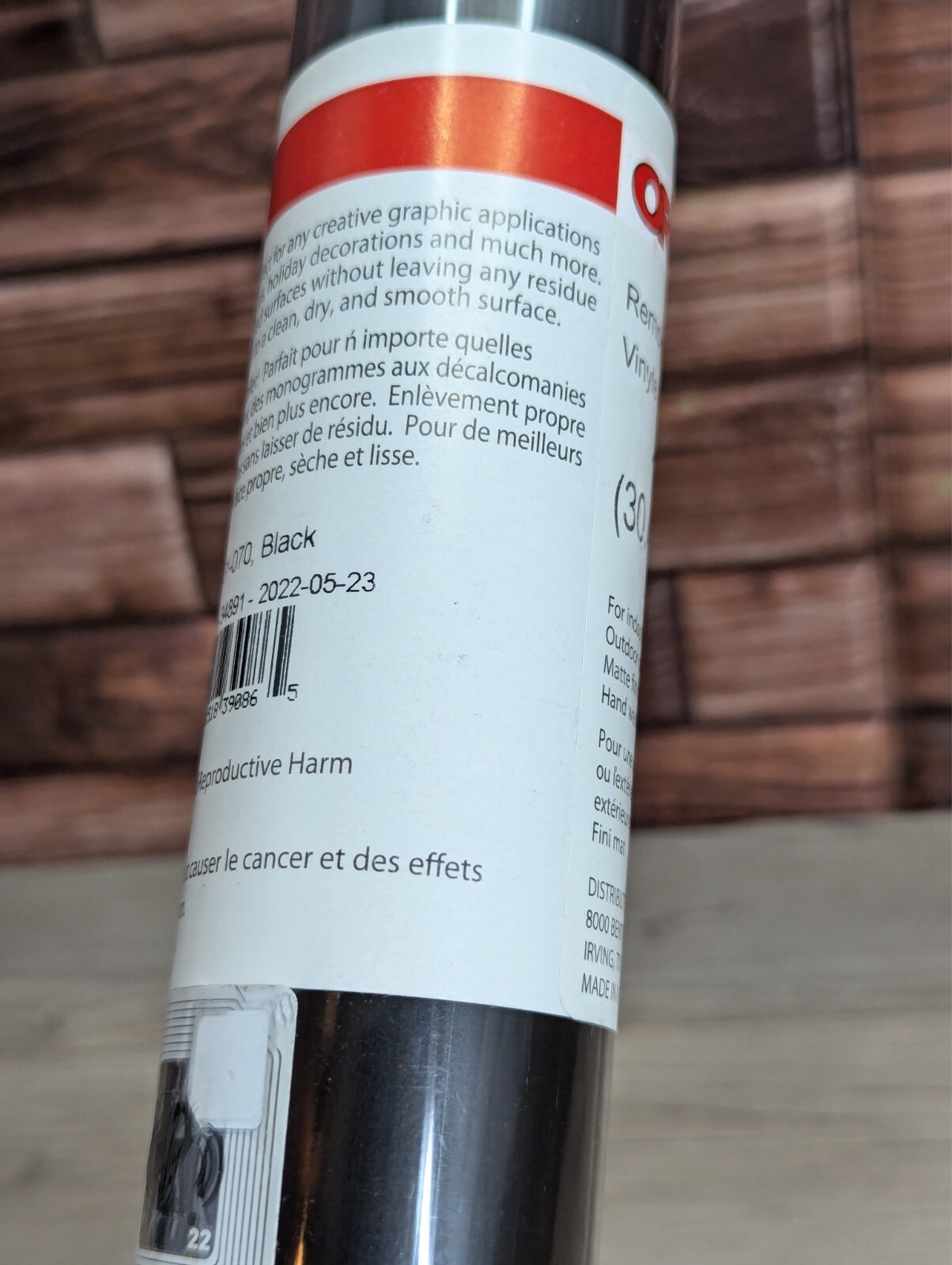 Oracal 631 070 Black & 010 White Vinyl 12″ x 5′ Removable Adhesive Vinyl Roll