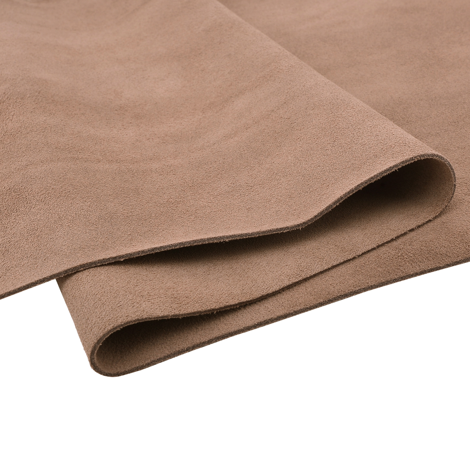 Soft Suede Leather Pieces Cow Hide Premium Split Leather 5/6oz Black & Brown