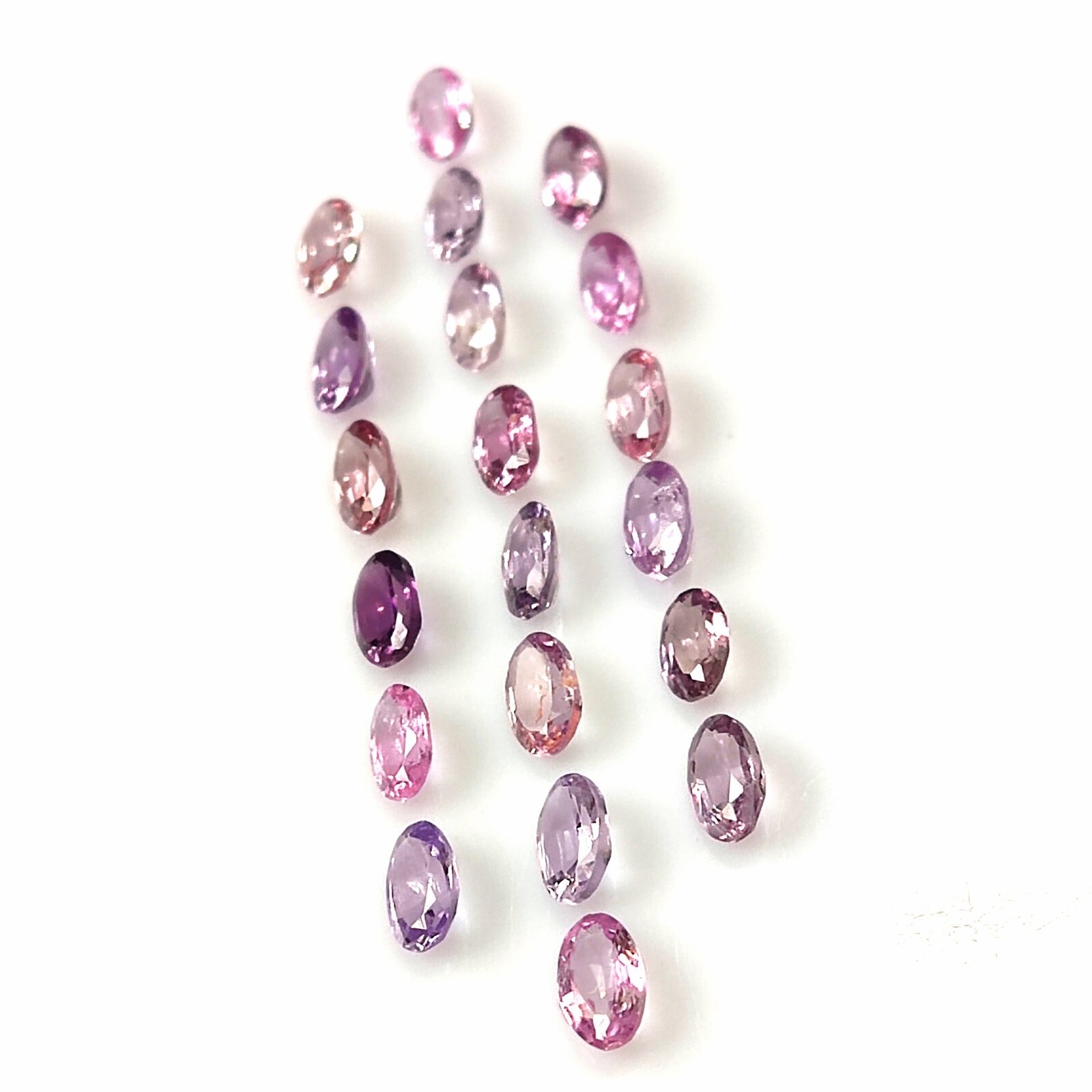 3X5 MM Oval Cut Natural Multi Color Spinel Faceted Wholesale Gemstone 20 Pieces