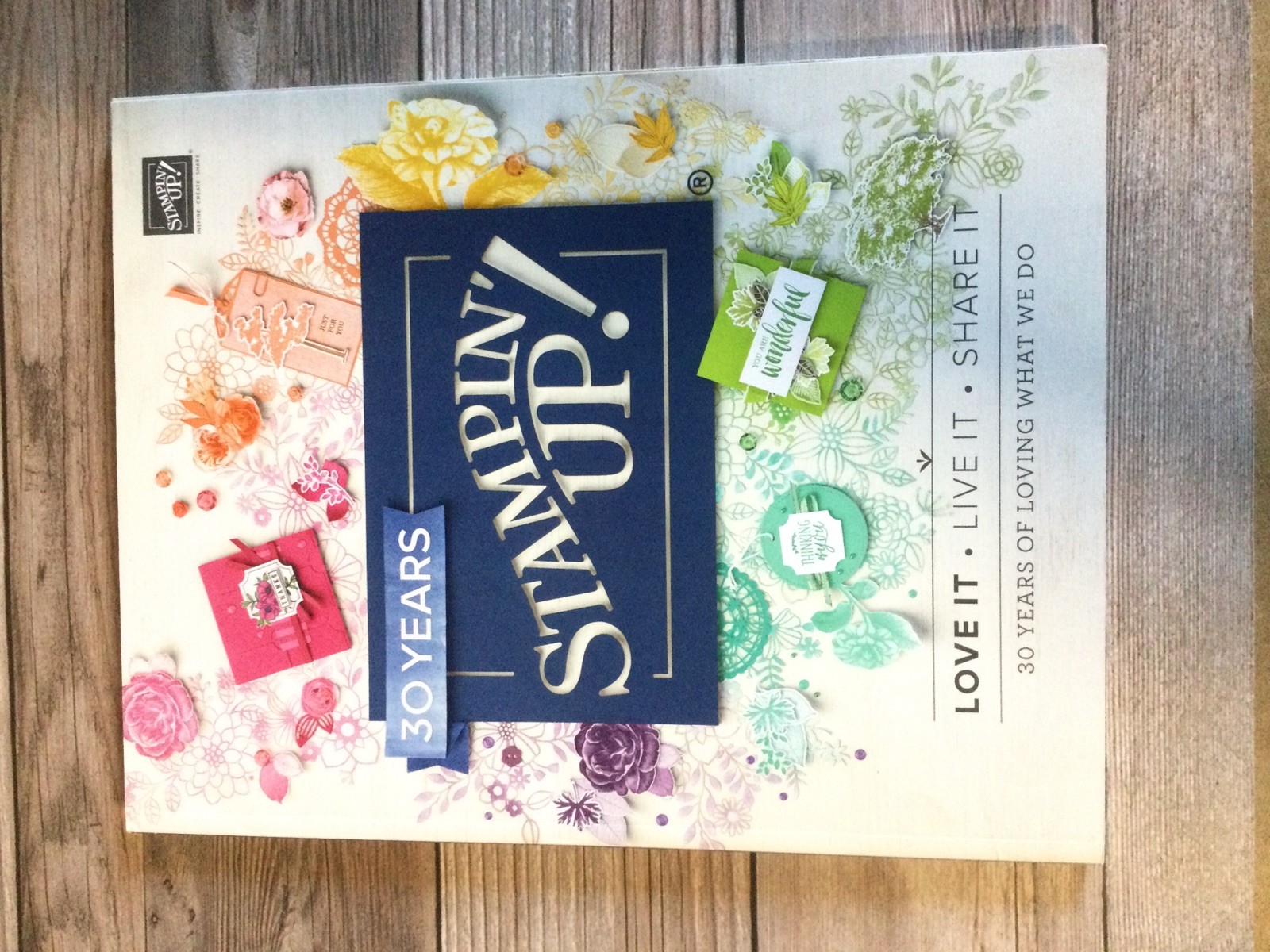 7 Stampin’ Up Idea Books Annual Catalogs Lot 2015-2023 (missing the 2020-2021)