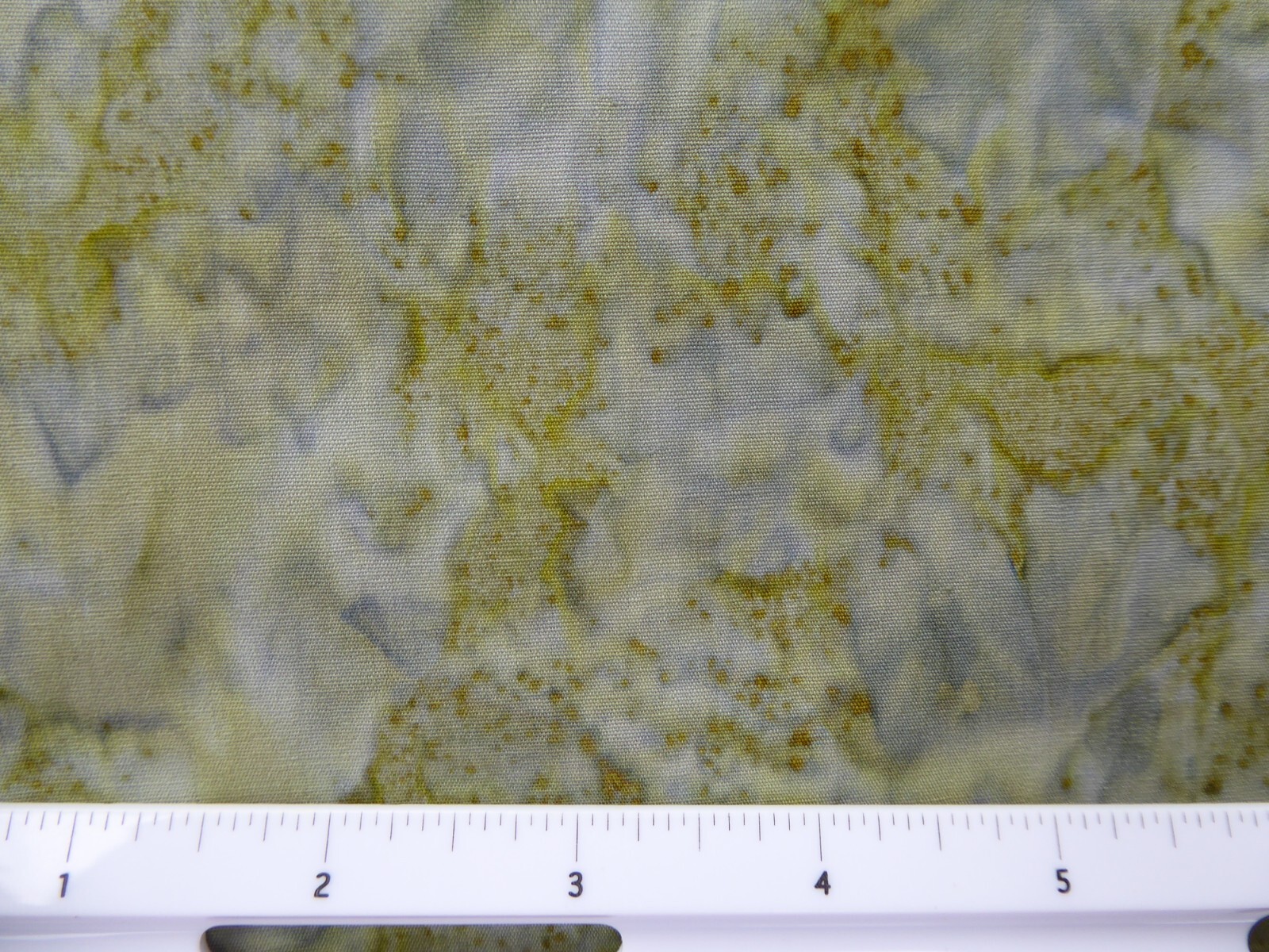 BTY BATIK CACTUS Olive Green Prisma Dye Robert Kaufman Quilting Cotton Fabric