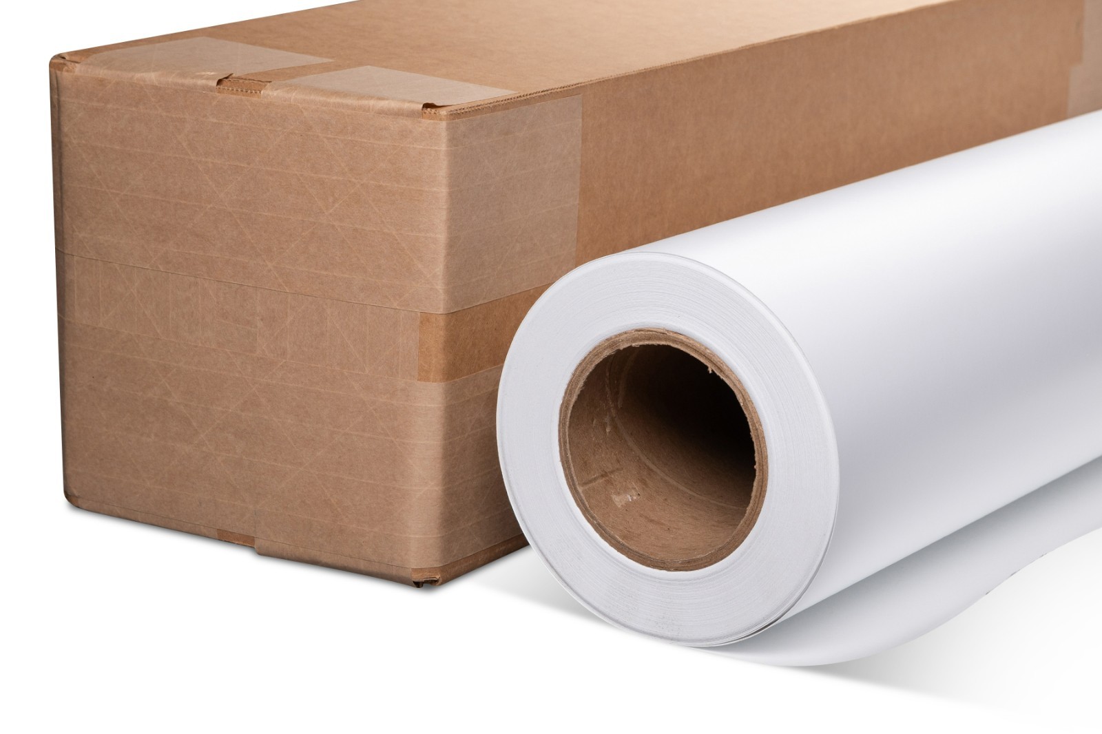 3.4 mil Gloss & Matte White Permanent Self-Adhesive Decal Vinyl Solvent & Latex