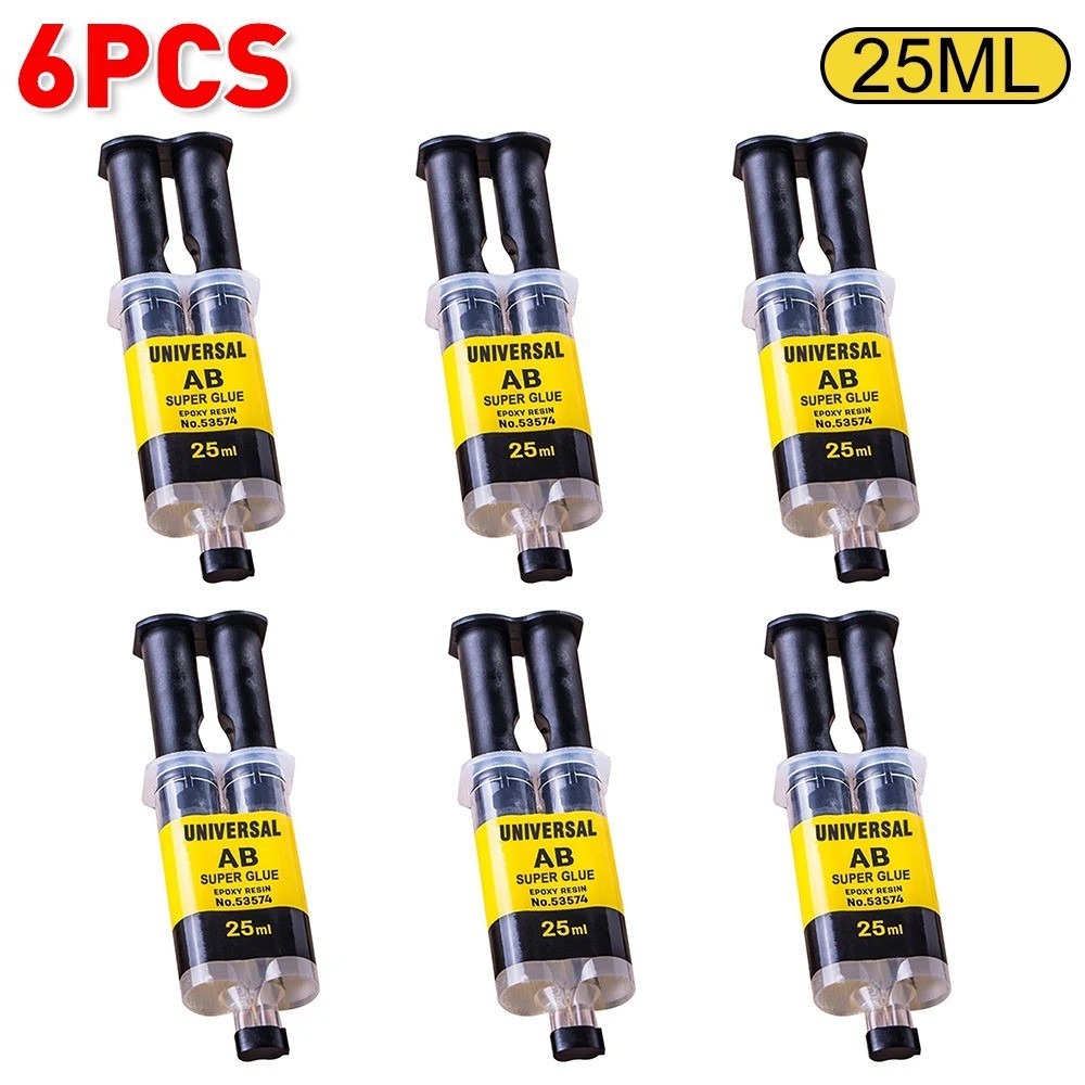 Epoxy Resin AB Super Glue 2 Min Fast Cure Strong Adhesive for Metal Plastic Wood