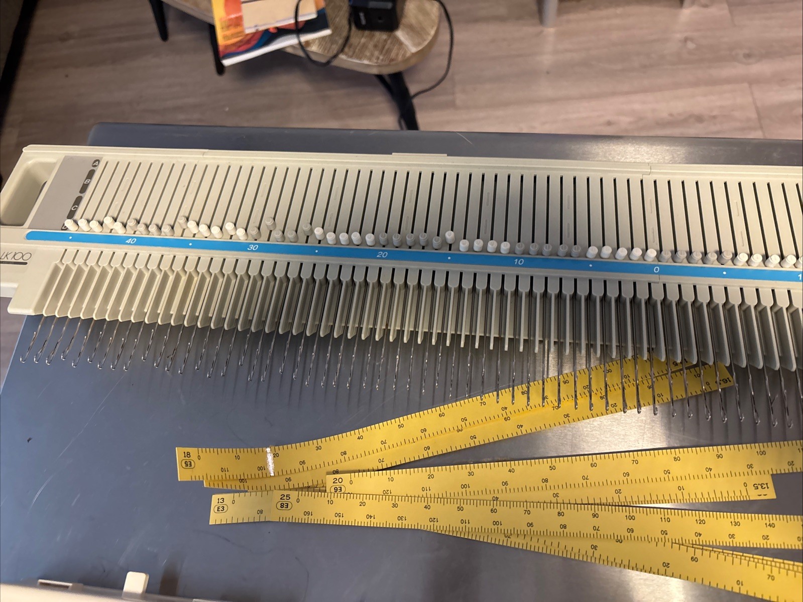 Vintage Inbox Model Number LK100 Light Knitter Machine