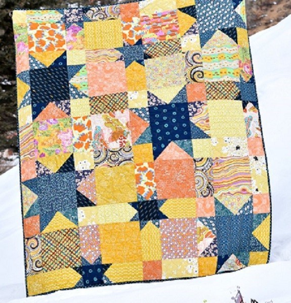 Stargazer Quilt Pattern-A Fat Quarter Pattern