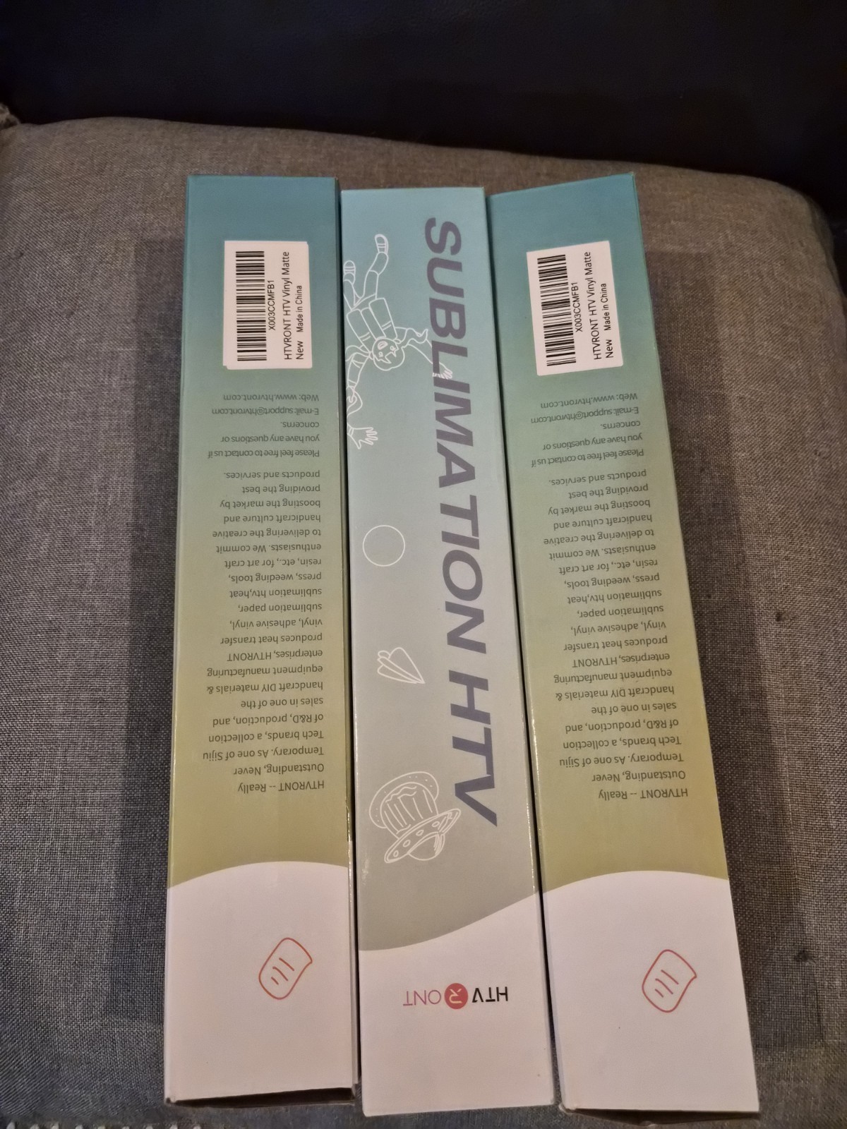 HTVRONT Sublimation HTV Vinyl Matte 12″ X 20FT