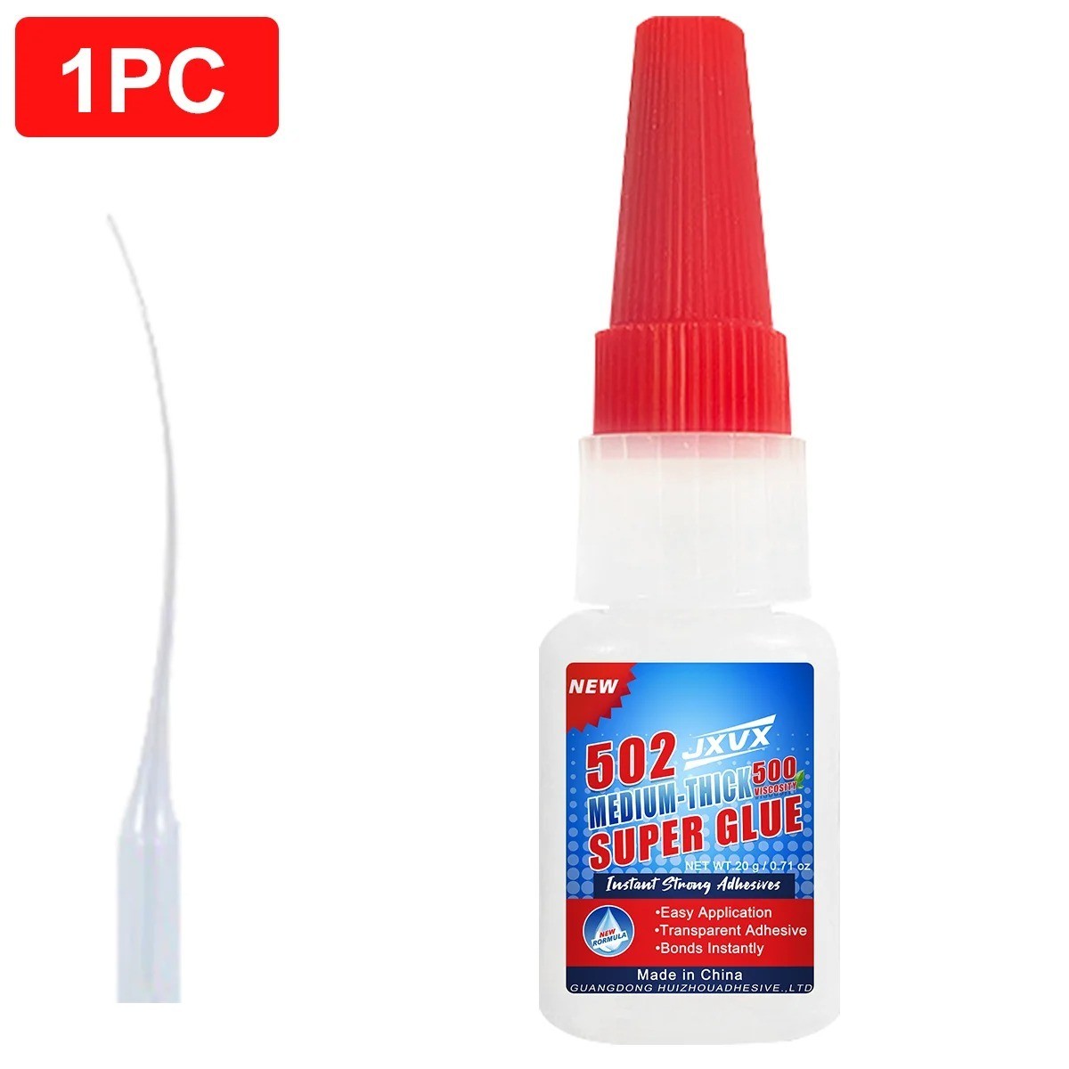 502 50g Super Glue Extra Strong Fast Instant Adhesive Metal Plastic Wood Glass