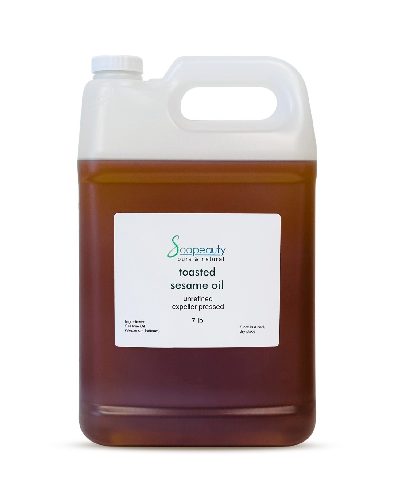 SESAME OIL UNREFINED VIRGIN NATURAL TOASTED COLD PRESSED 100 % PURE 7 LBS