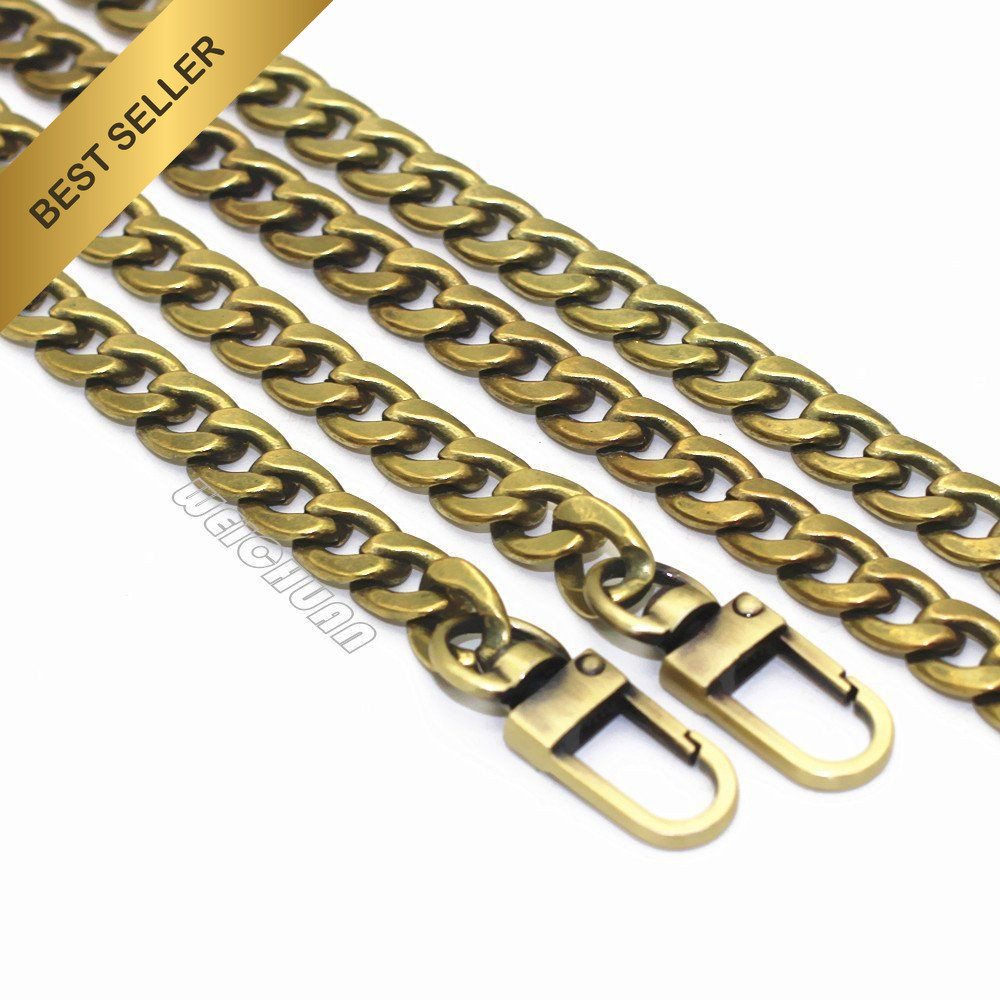47in Antique Brass Bag Chain Strap Replacement 120cm Crossbody Purse Bronze