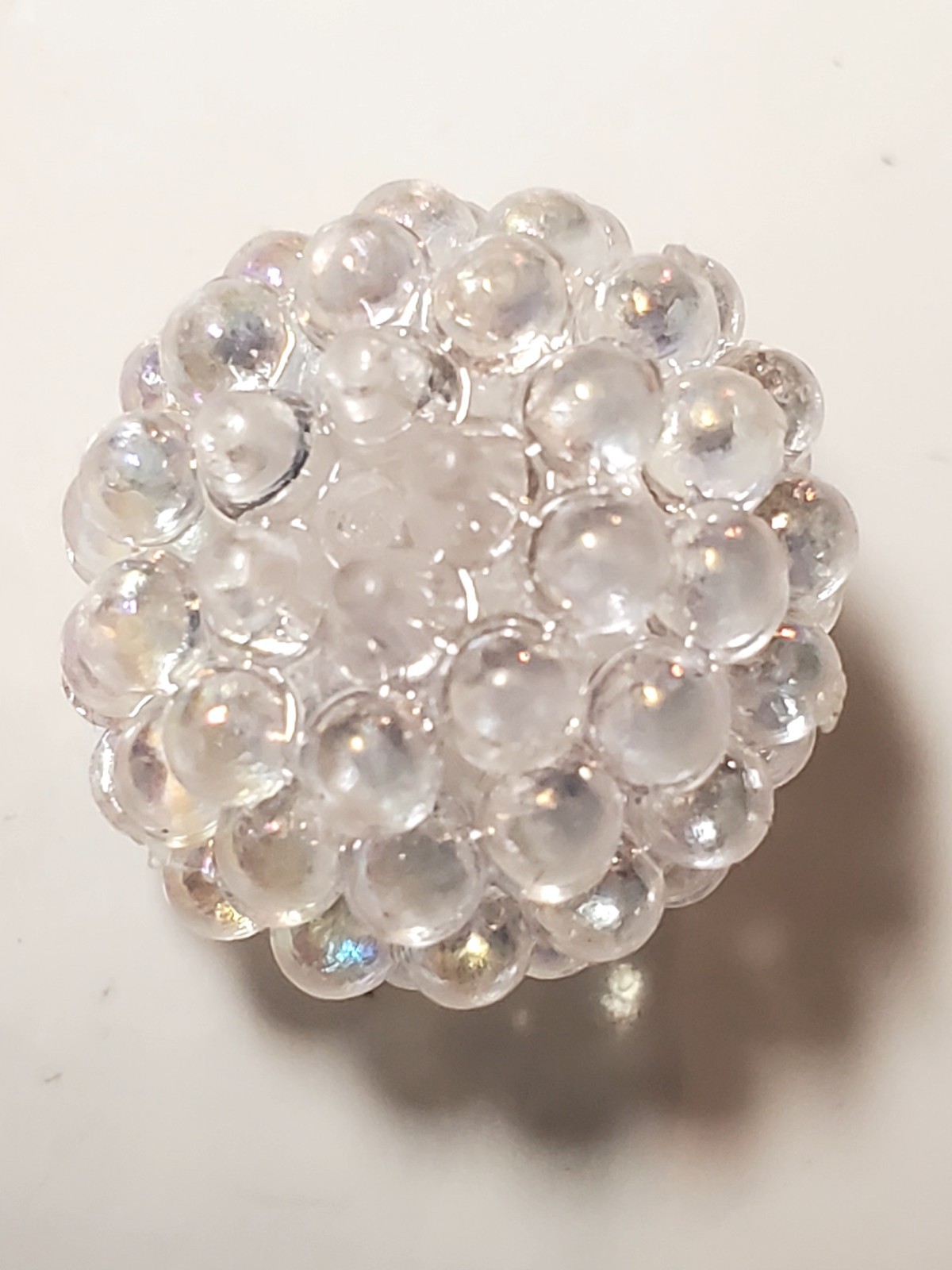 2 Bags 15mm Clear Berry Beads Cluster Crafts Aurora Borealis Acrylic Bulk Lot