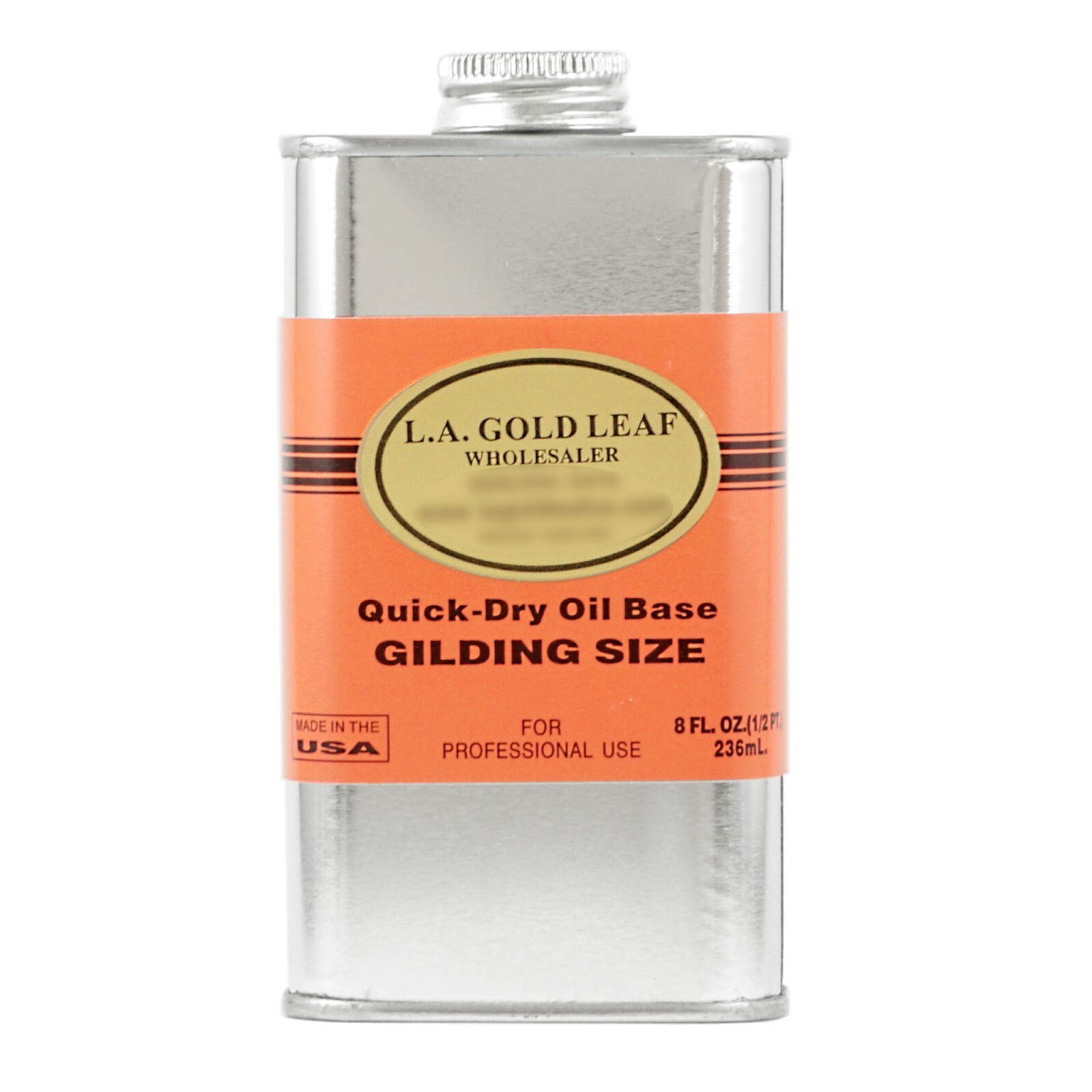 L.A. GOLD LEAF – Quick-Dry Gilding Size/ Oil Base -Bulk Sale !