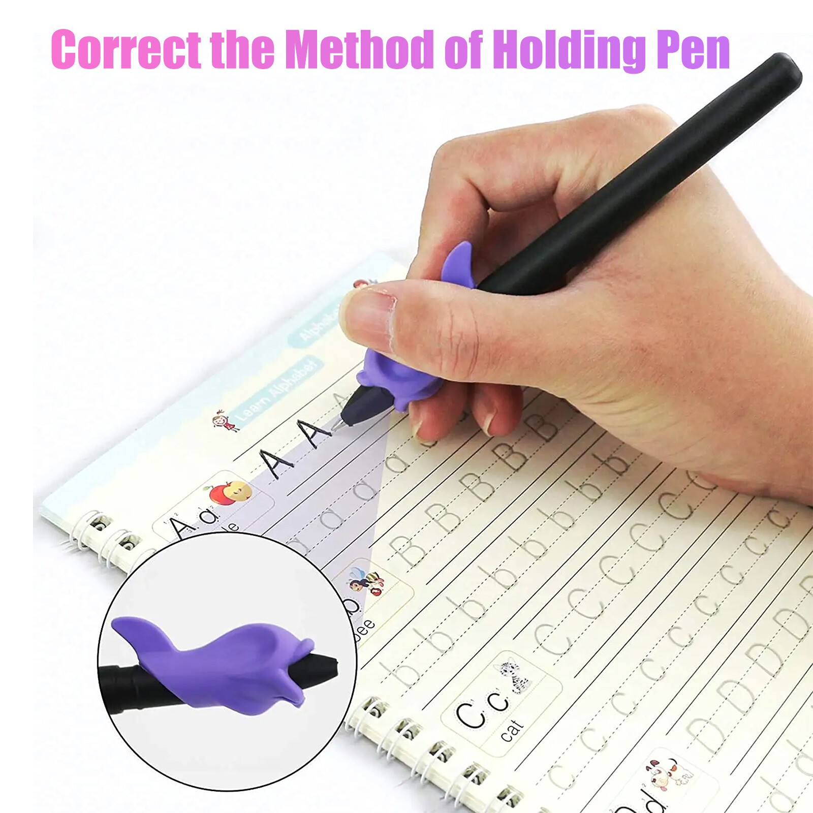 NEW 16Pcs Grooved Magic Practice Copybook Set Boy Girl Handwriting Book Practice