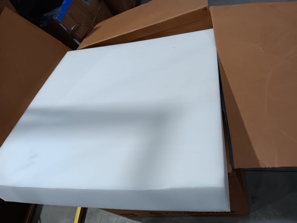 6 Pack Upholstery Foam 4″ X 24″ X 24″ High Density Cushion, White
