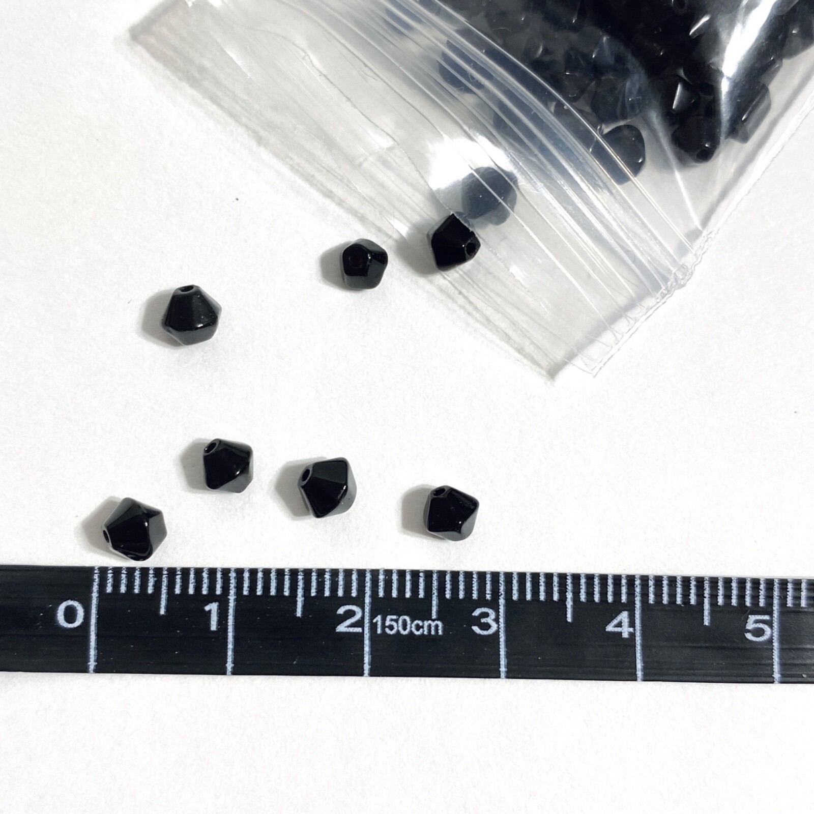 Glass Beads Jewelry Making Jet Aurora Borealis Black Faceted Smooth Mixed Lot