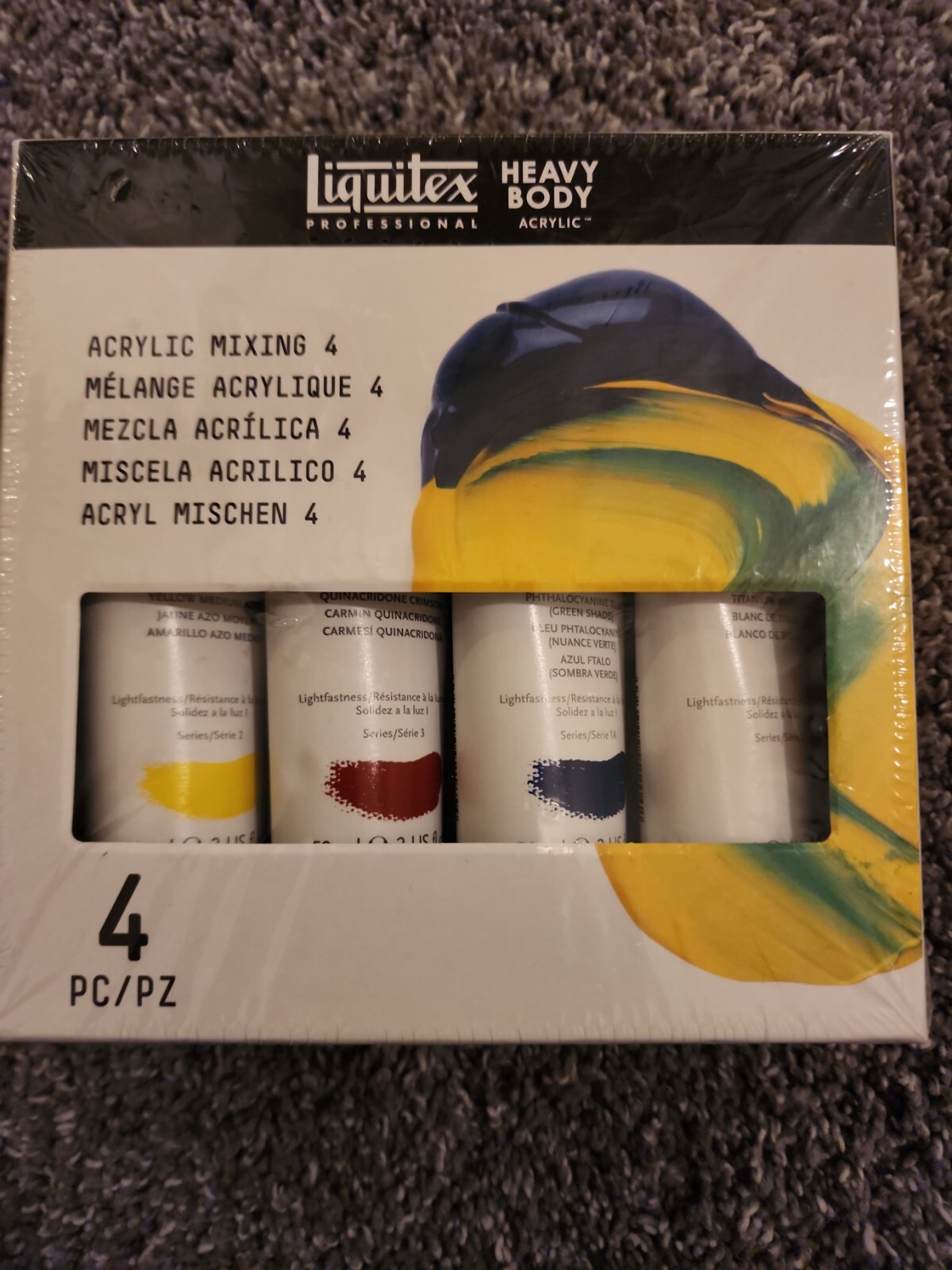 Liquitex Professional Heavy Body Acrylic Mixing Set, 4pc