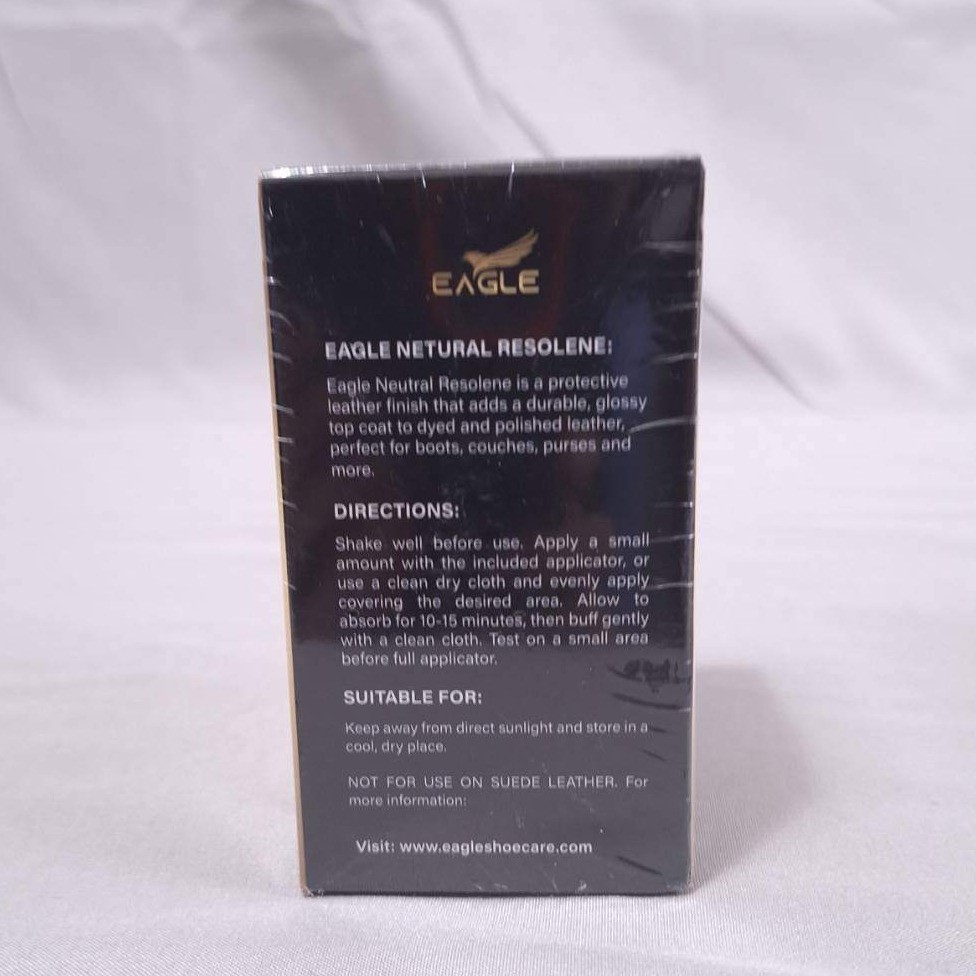Eagle Neutral Resolene with Applicator 4oz Water-Resistant Leather Finish