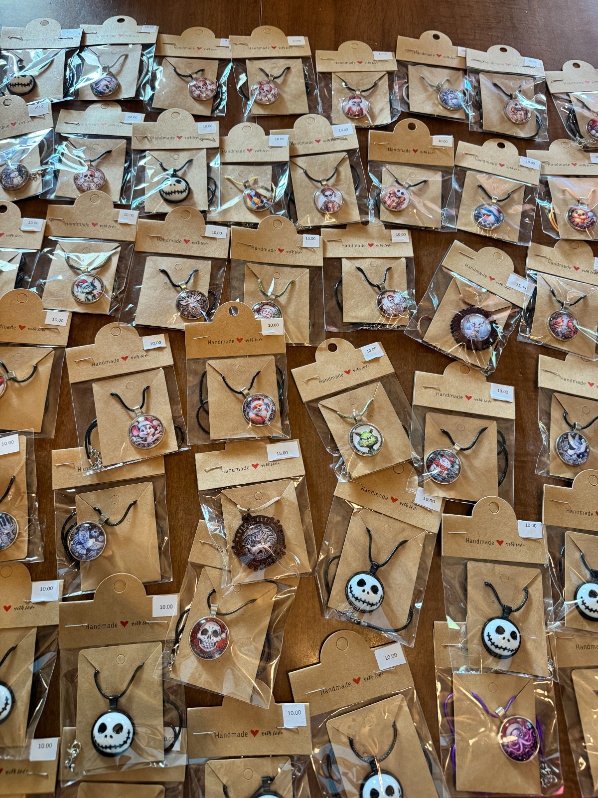 161 Pieces of Handcrafted Christmas Jewelry – Boutique Inventory