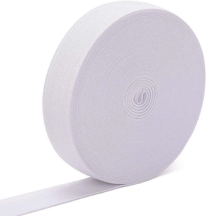Elastic Bands for Sewing 1 Inch 32 Yards White Knit 1 * 32 Yard,