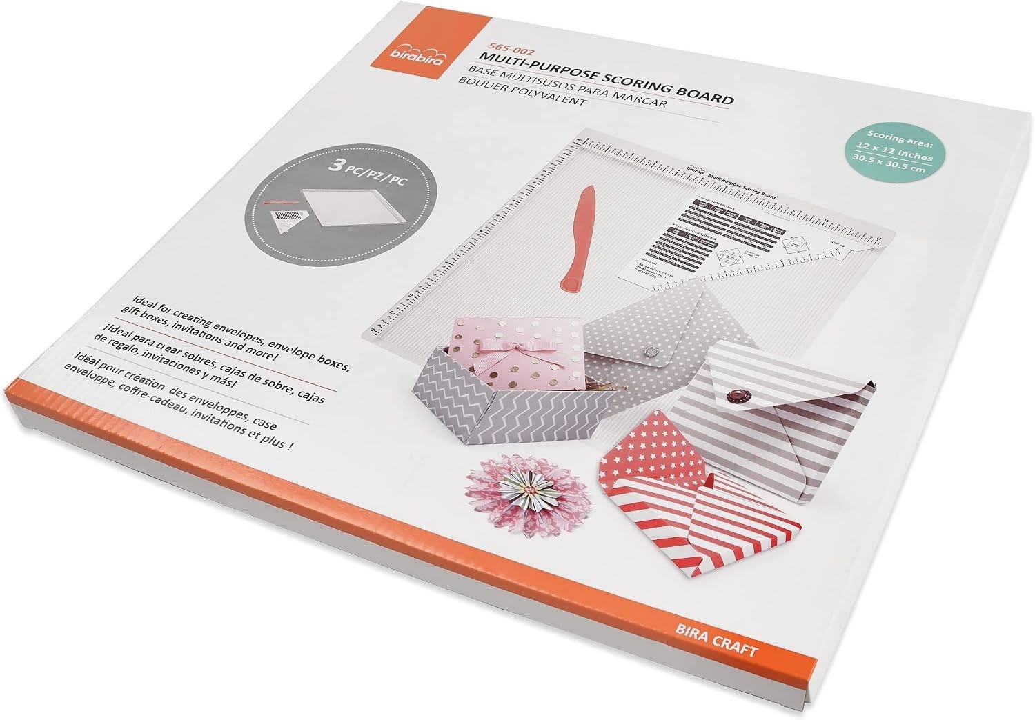 Scoring Board & Score and Fold Tool, 12 X 12 inch Multi-Purpose | Including a…