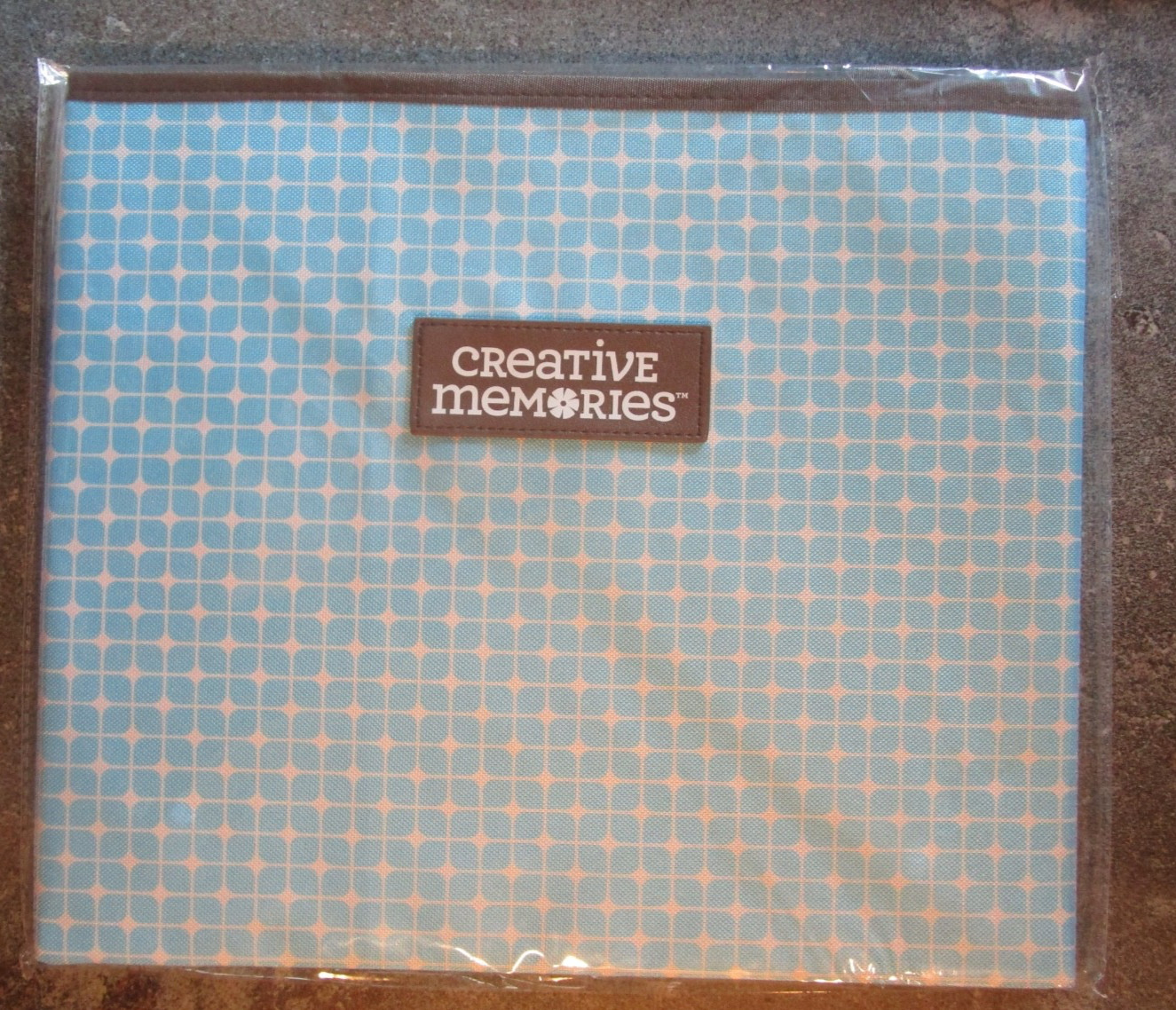 Creative Memories Blue Checked Tiled Squares POD Organizer Insert-NE Sealed 2025