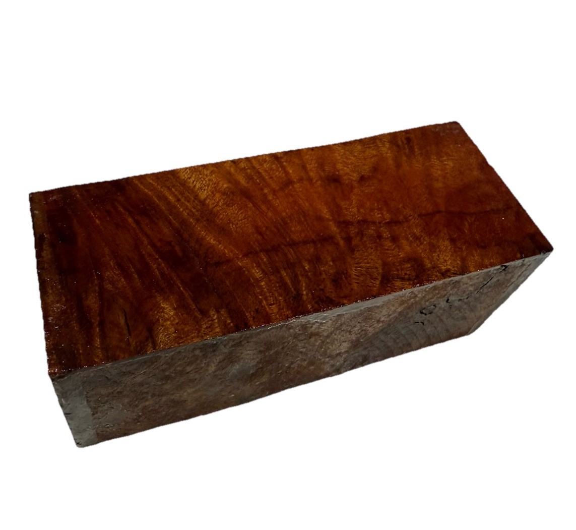 Camphor burl wood turning blank 2″ x 2″ x 5-3/16″ (m28) Dried