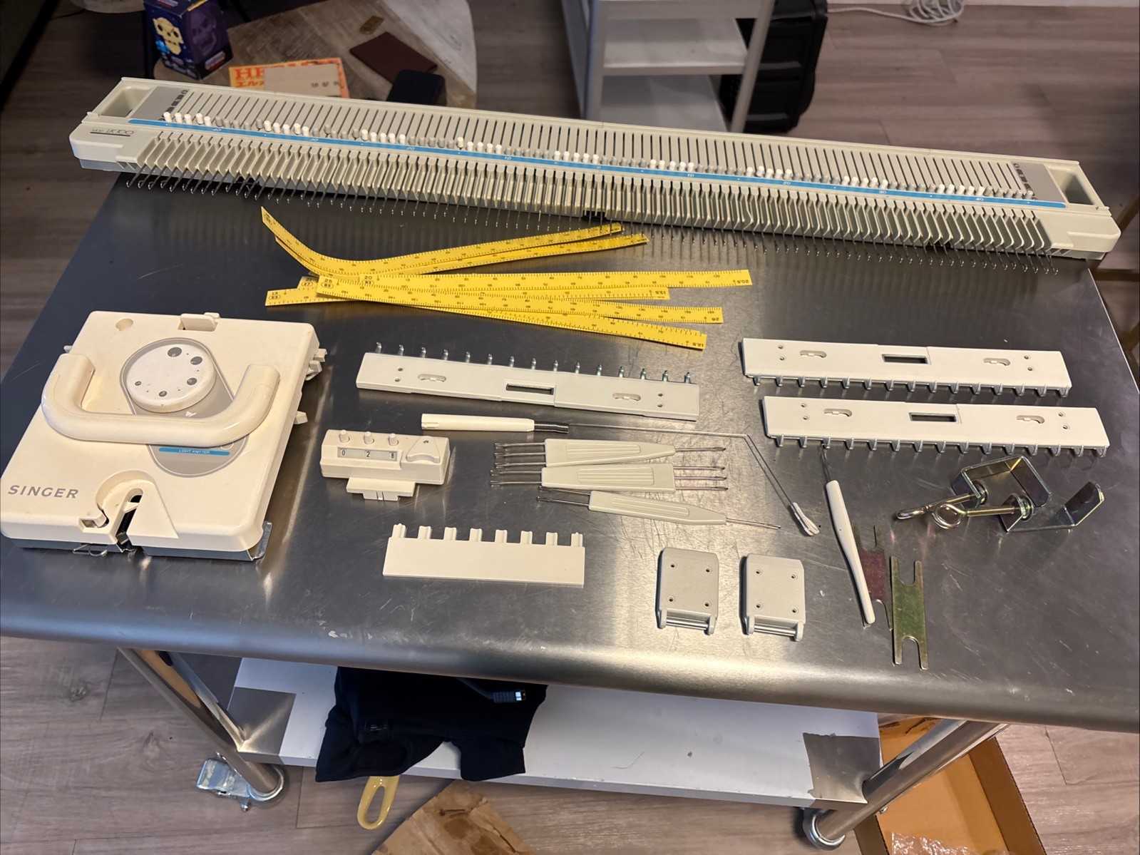 Vintage Inbox Model Number LK100 Light Knitter Machine