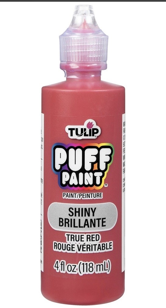Tulip Dimensional Fabric Paint 4oz Slick – True Red