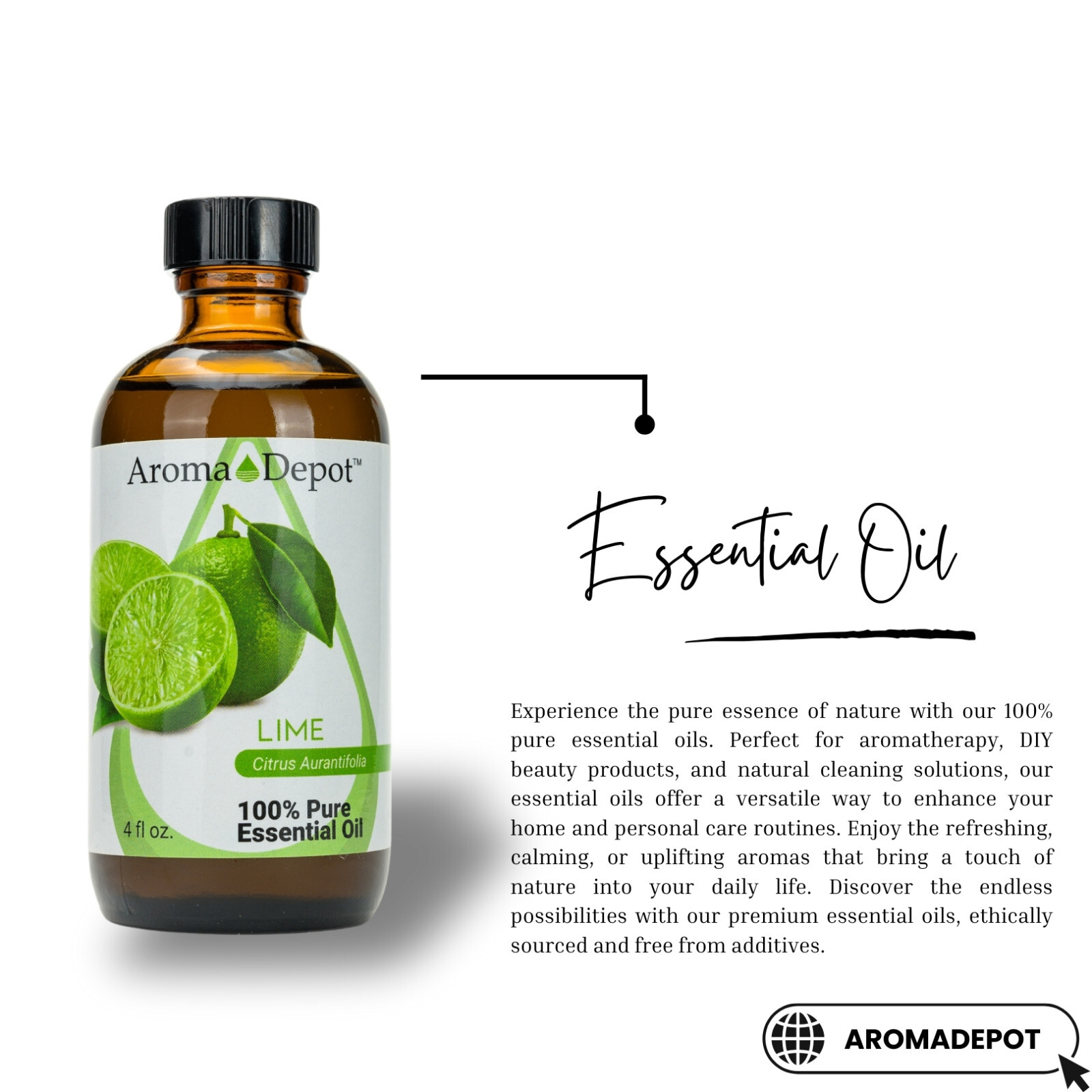Lime Essential Oil Therapeutic Grade 100% Pure Natural Aceite Lima Esencial