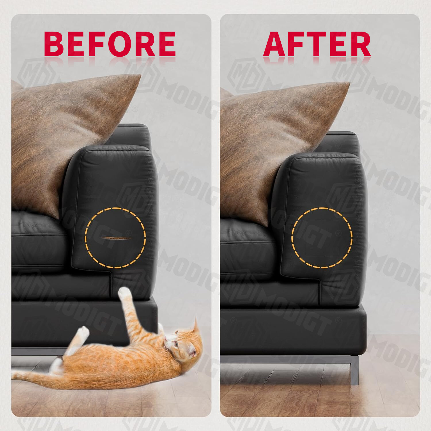 Large Self Adhesive Premium Pu Leather Repair Sofa Couch Patches for Car Seat