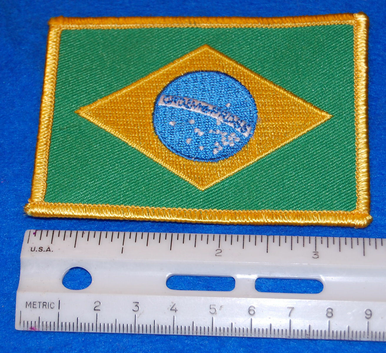 Various International Country (A-C) Flag Embroidered Patches, New