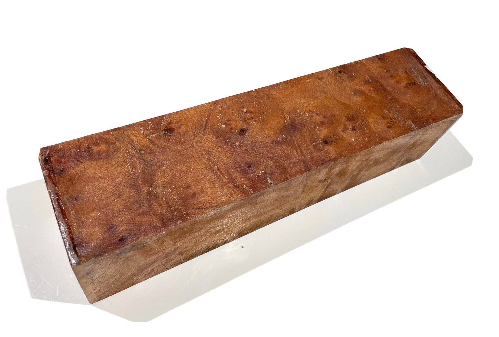 Camphor burl wood turning blank 2-13/16″ x 2-13/16” x 11-1/4″ (q60) Dried