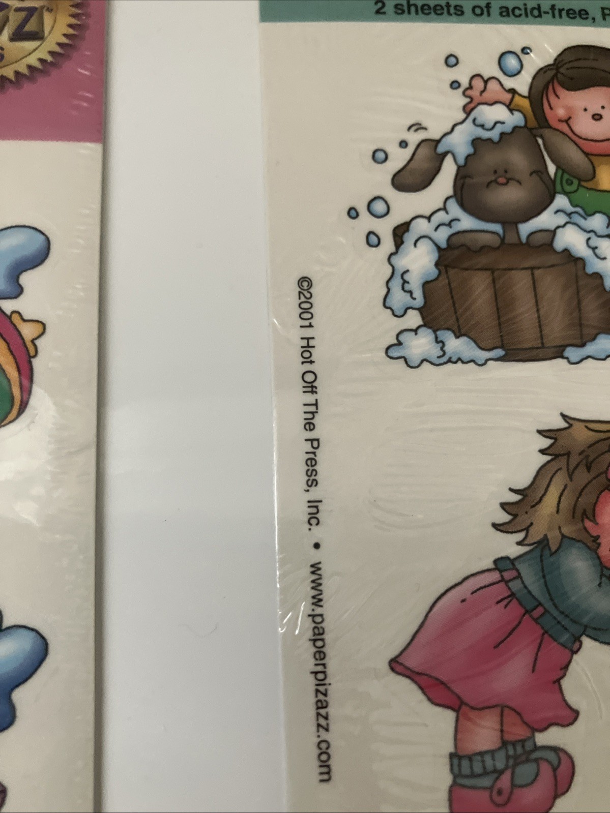 7 Lot Vintage Stickers Barbie 2000, Annie Langs 2001 And SandyLion Unknown Date
