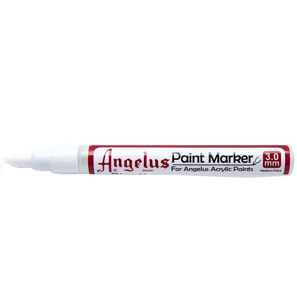 18AS Angelus Brand Medium Paint Marker Acrylic Leather Vinyl 3 Mm