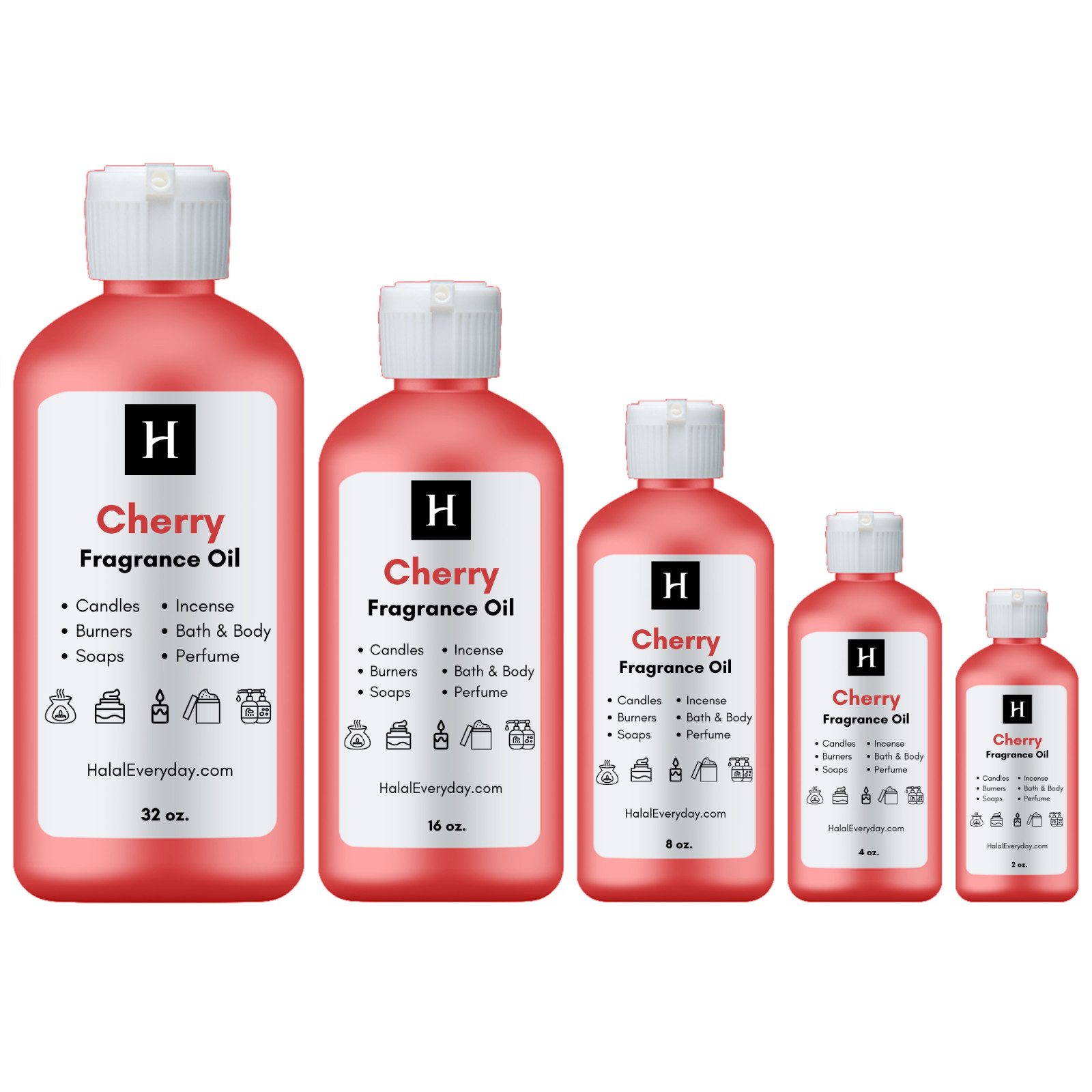 Cherry Fragrance Oil For Soap Making Candle Burner Incense Perfume Warmer Bulk