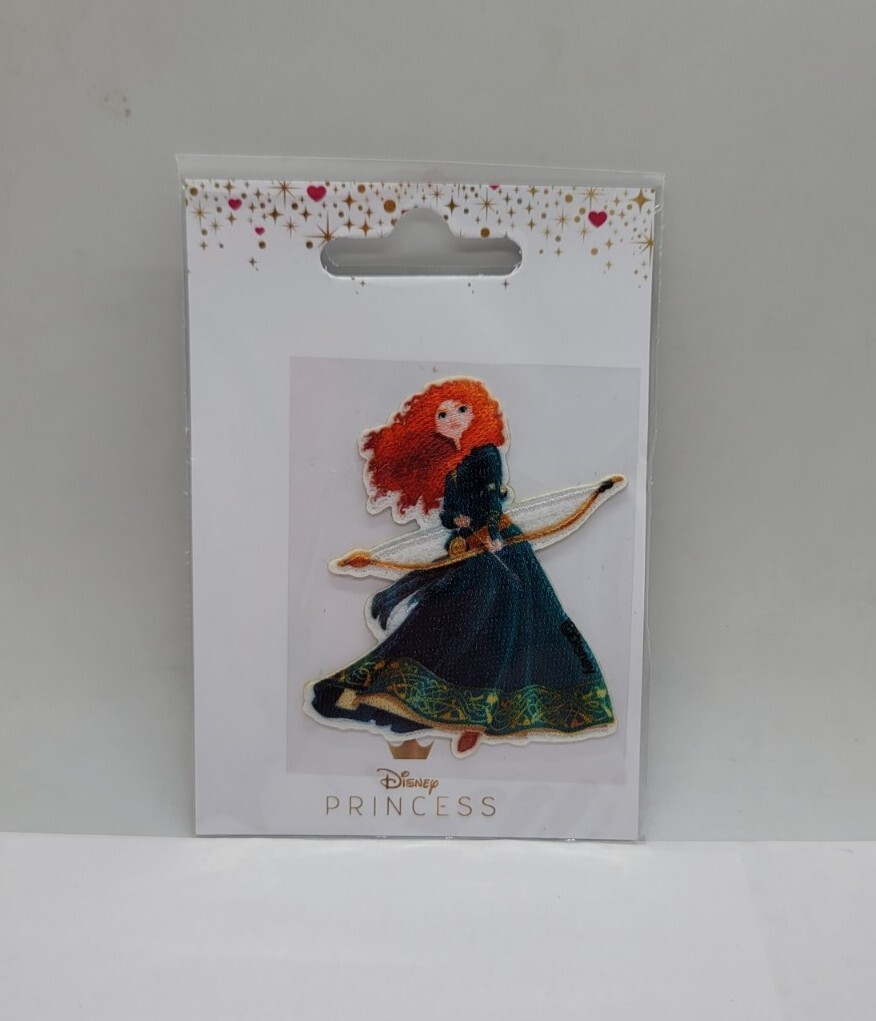 Disney Princess Iron on Patch Brave Princess Merida Holding Bow & Arrow New Ship