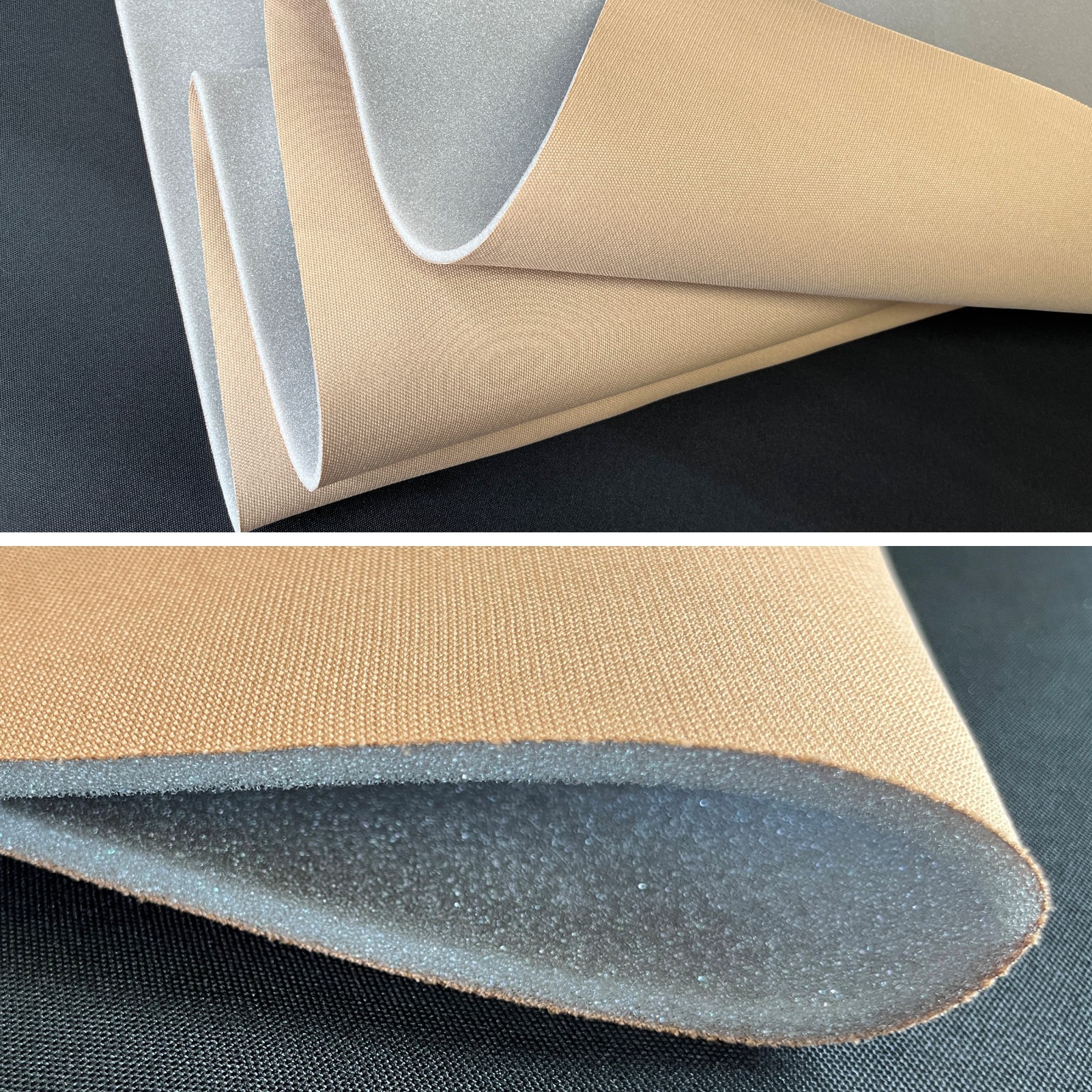 Automotive Universal Flat Knit Headliner Fabric With 3/16 Foam Backing /60″ Wide