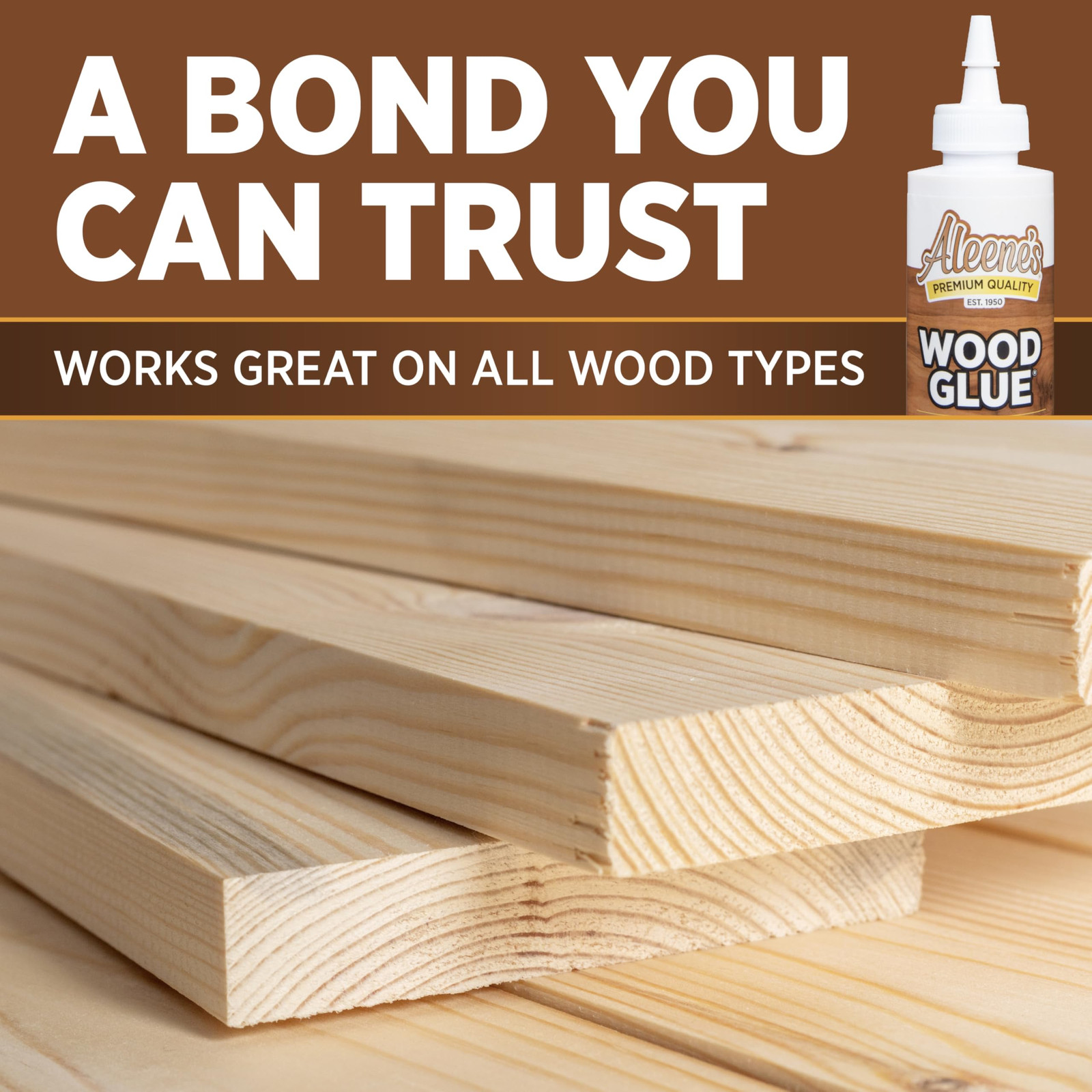 4 oz Aleene’s Aliphatic Wood Glue Fast Drying Non-Toxic Permanent Bond